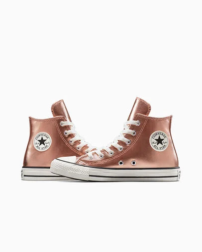 Converse Kids Chuck Taylor All Star Metallic Gold Sneakers - Stylish & Comfortable Casual Shoes for Boys & Girls - Perfect for School, Play & Everyday Wear