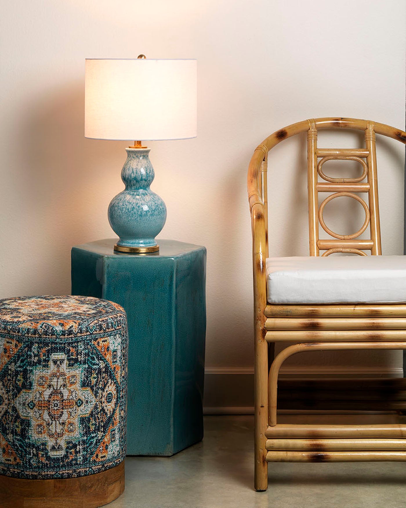 Whitney Modern Table Lamp - Stylish LED Bedside Lamp for Living Room, Bedroom & Office - Adjustable Brightness & Warm White Light - Perfect for Reading, Working & Relaxing