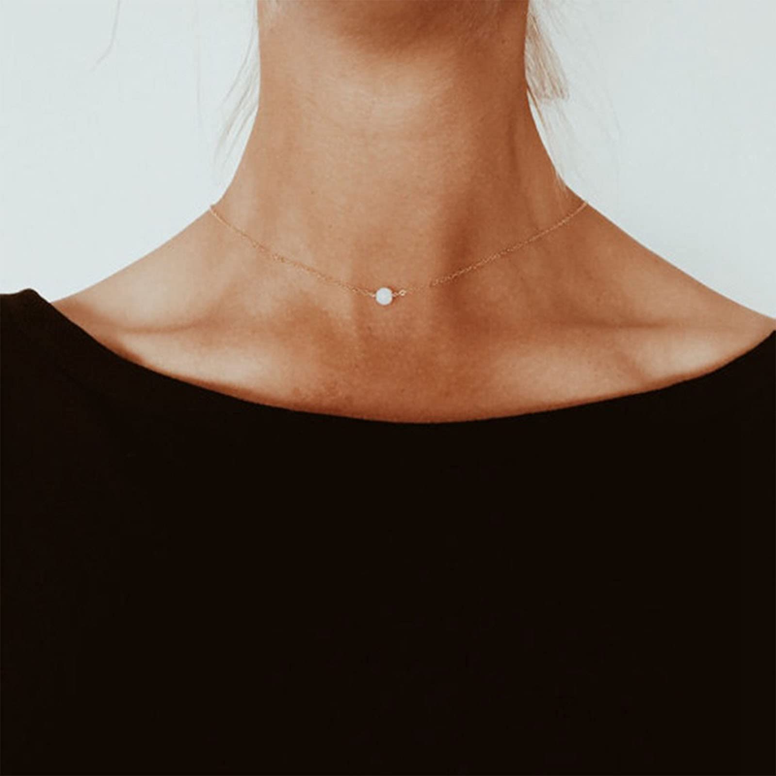Boho Pearl Back Chain Necklace - Gold Body Jewelry for Women & Girls | Bridal Backdrop Necklace, Summer Beach Accessory | Perfect for Weddings, Vacations & Gifts