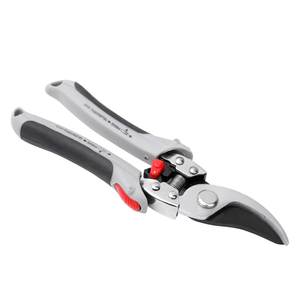 2-in-1 Retractable Garden Scissors - Multifunctional Manual Shears for Pruning, Trimming & Branch Cutting | Perfect for Gardening, Landscaping & Outdoor Plant Care
