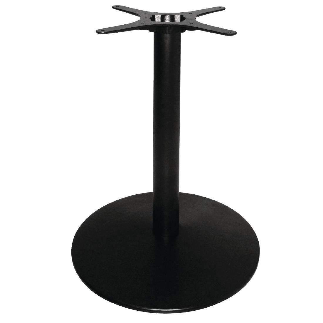 Heavy Duty Bolero Cast Iron Table Base - Sturdy Metal Legs for Dining, Kitchen, or Outdoor Furniture - Perfect for Restaurants, Patios, and Home Decor