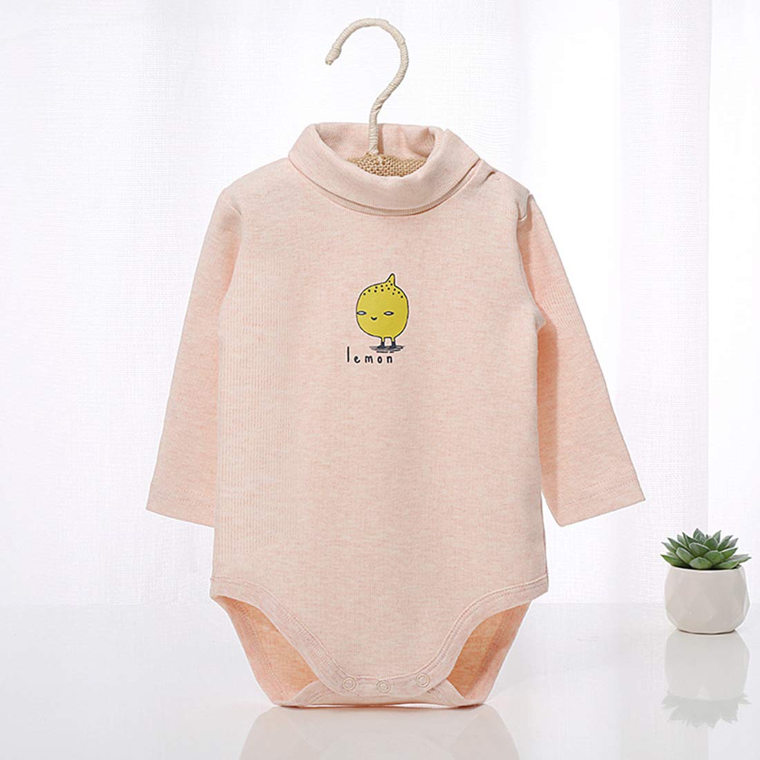 Thermal Long Sleeve Baby Bodysuit - Turtle Neck Onesies for Infant Boys & Girls | Warm Winter Outfit for Fall & Winter | Perfect for Playtime, Daycare & Cold Weather