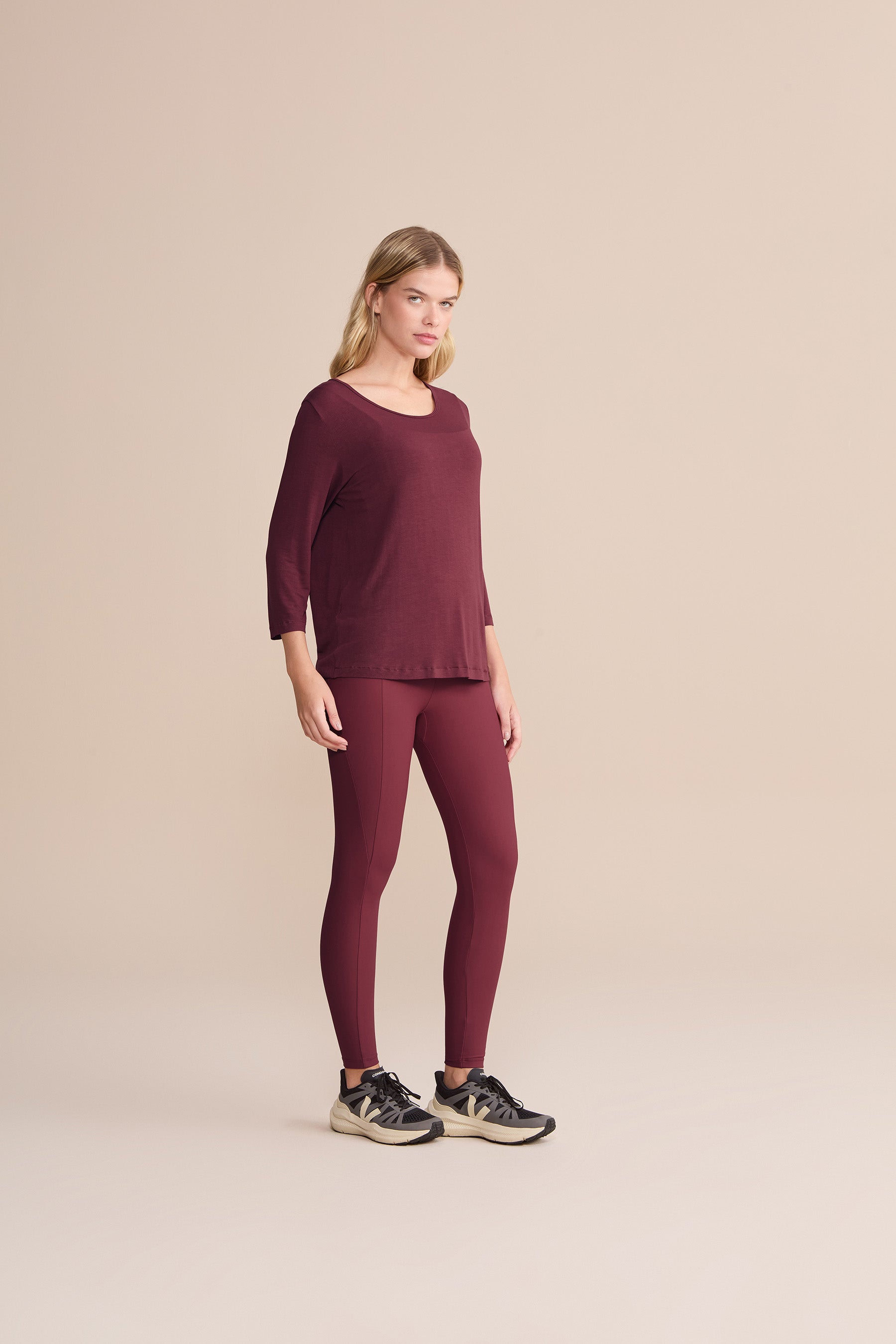 Stylish Long Sleeve Cross Back Viscose Blouse for Women | Comfortable & Breathable | Perfect for Office, Date Night & Fall Layering