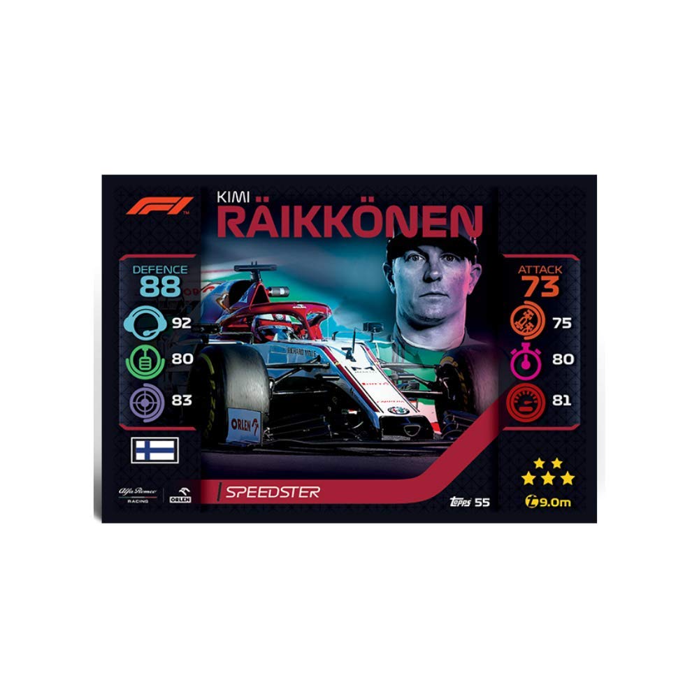 Topps F1 Turbo Attax Trading Card Game Pack - Collectible Formula 1 Racing Cards for Kids & Adults - Perfect for Game Nights, Gifts, and Sports Memorabilia Collections