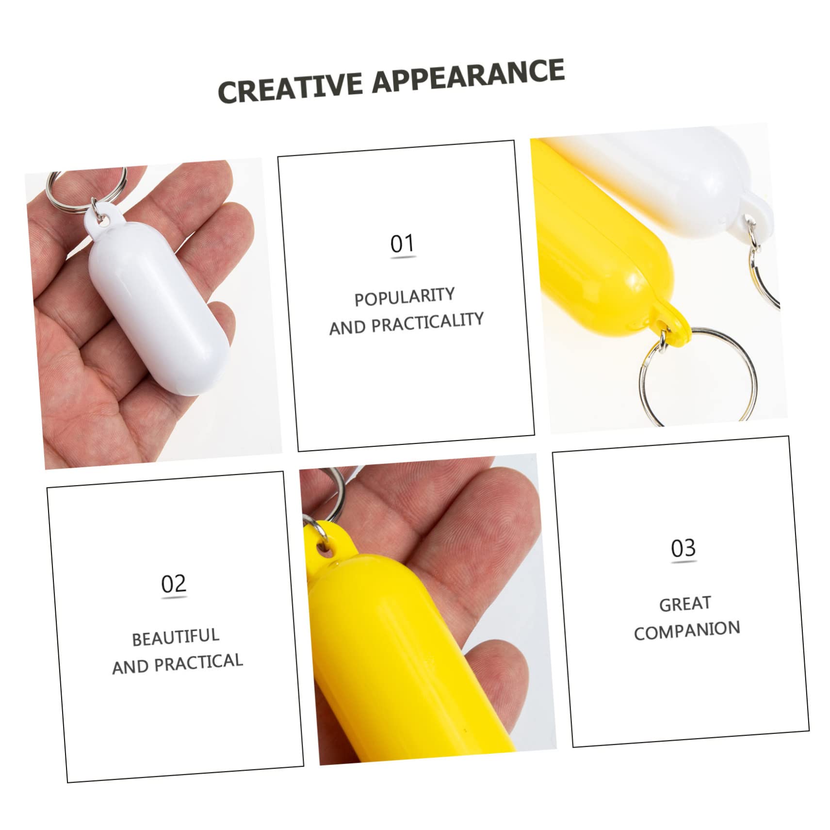 12 Pack Floating Keychain for Boat Keys - Waterproof ABS Key Holder with Pill Container - Perfect for Boating, Fishing, and Water Sports Accessories