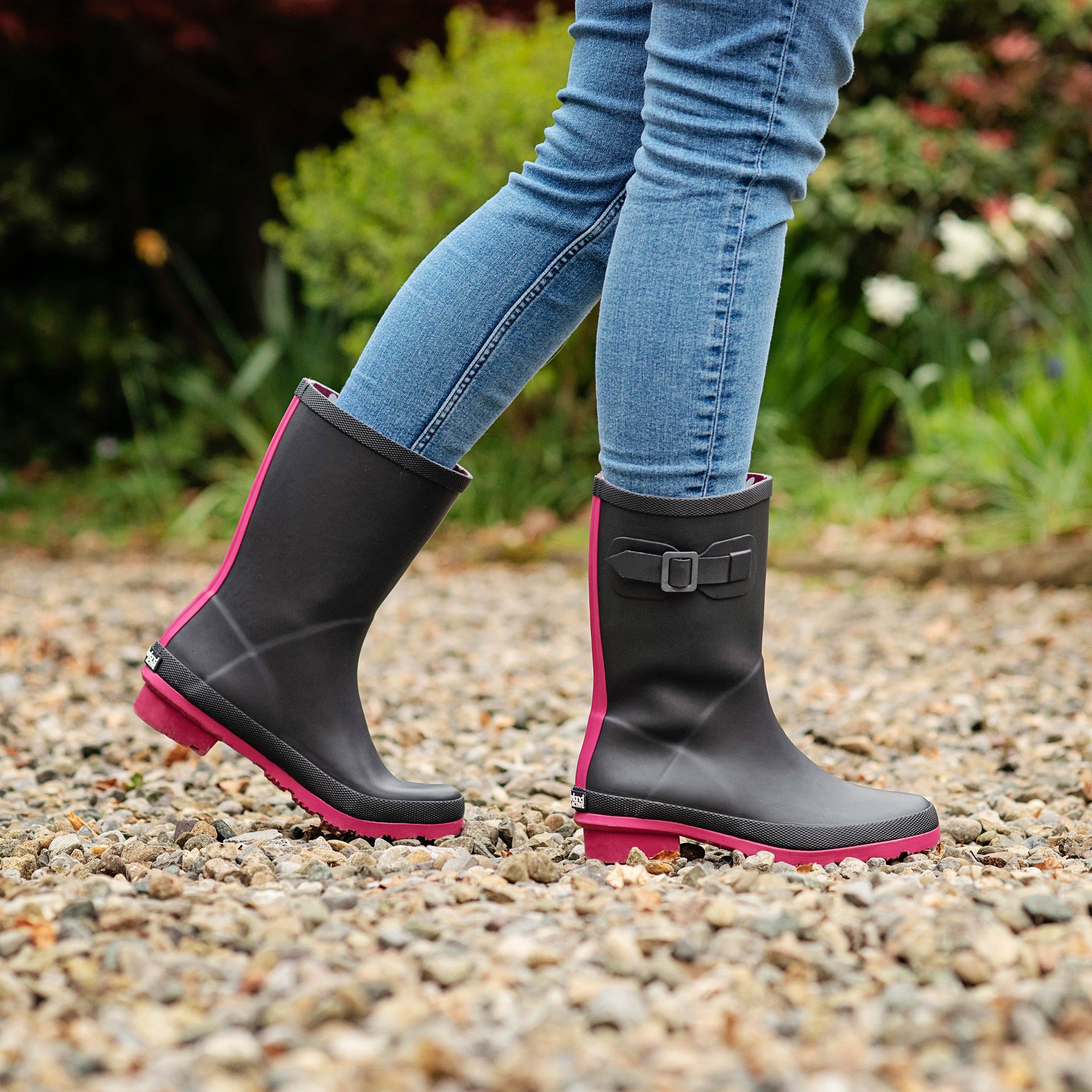 Women's Lyzzick Waterproof Wellington Boots - Comfortable Rain & Garden Boots for Outdoor Activities, Hiking & Farming
