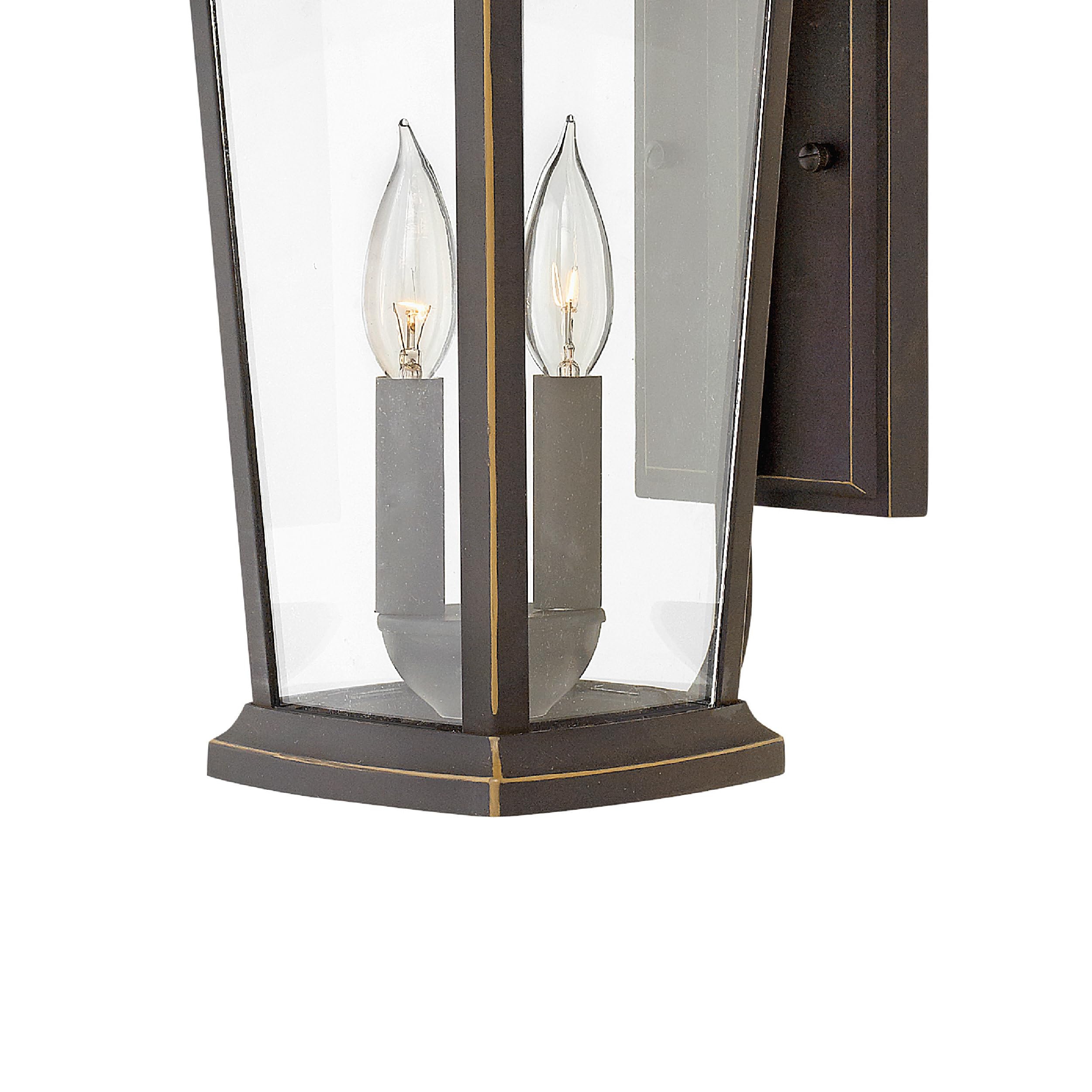 Hinkley Bromley Collection Two Light 4W LED Wall Sconce - Oil Rubbed Bronze Finish for Bedroom, Hallway & Outdoor Lighting