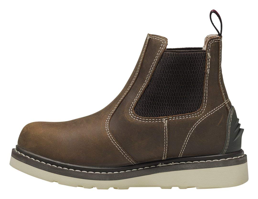 Avenger Women's Work Boots - Steel Toe Industrial Safety Shoes with Wedge Sole for Construction, Warehouse & Outdoor Work - Comfortable & Durable Non-Slip Work Boots