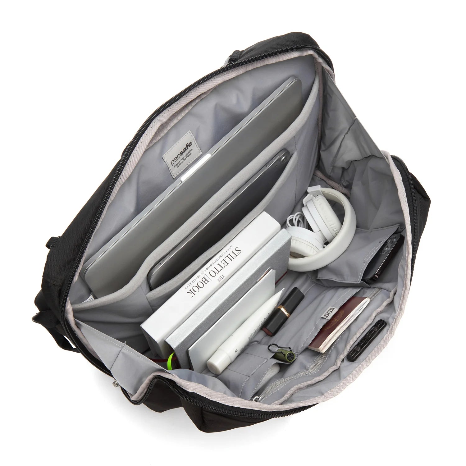 Pacsafe Metrosafe X Anti-Theft 16 Inch Commuter Backpack for Travel, Work & Daily Use - Secure Laptop Bag with RFID Protection for Urban Commuters