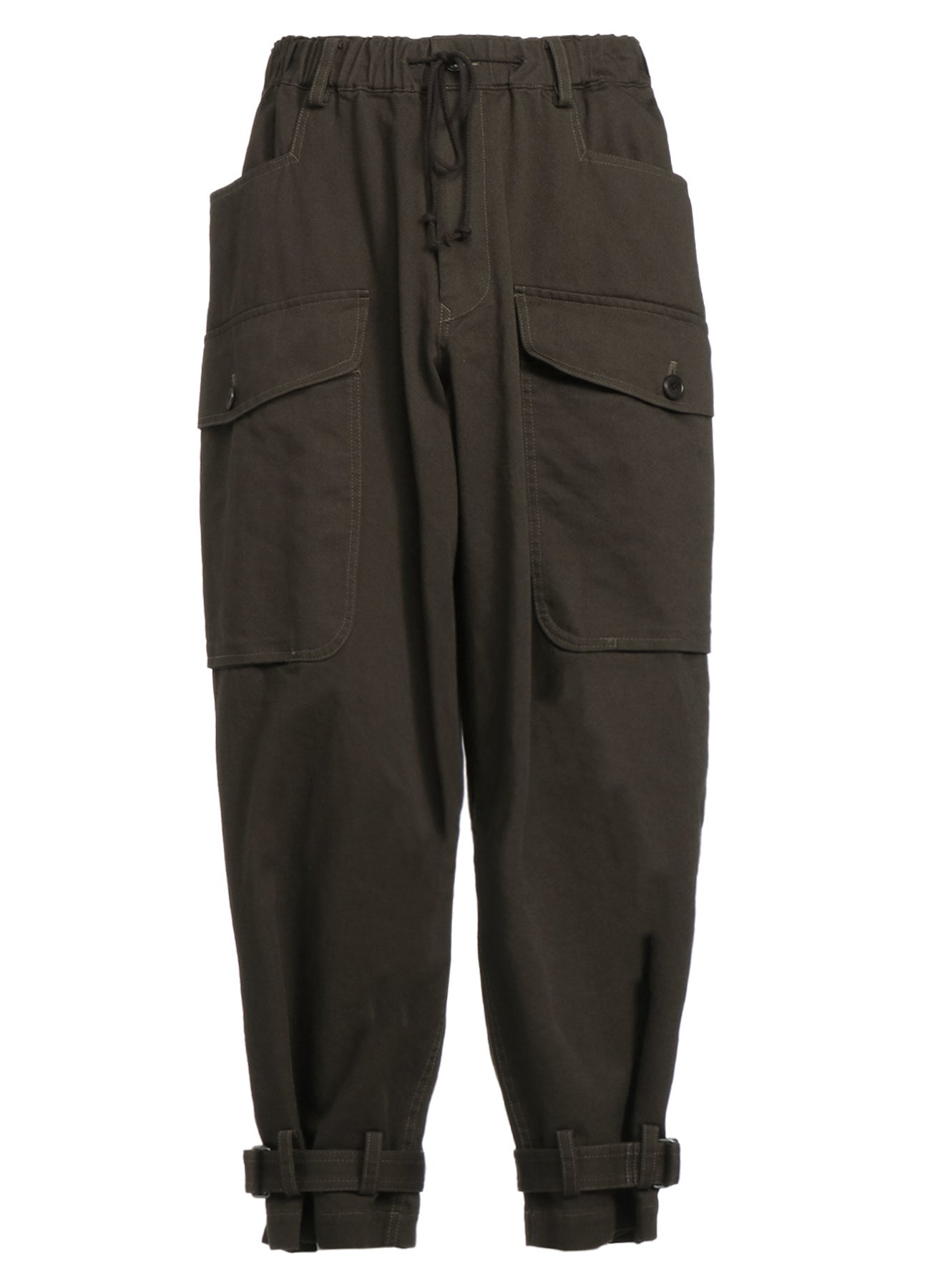 Men's Cotton Drill Cargo Pants with Adjustable Belted Hems - Durable Workwear & Outdoor Adventure Pants for Hiking, Camping & Casual Wear