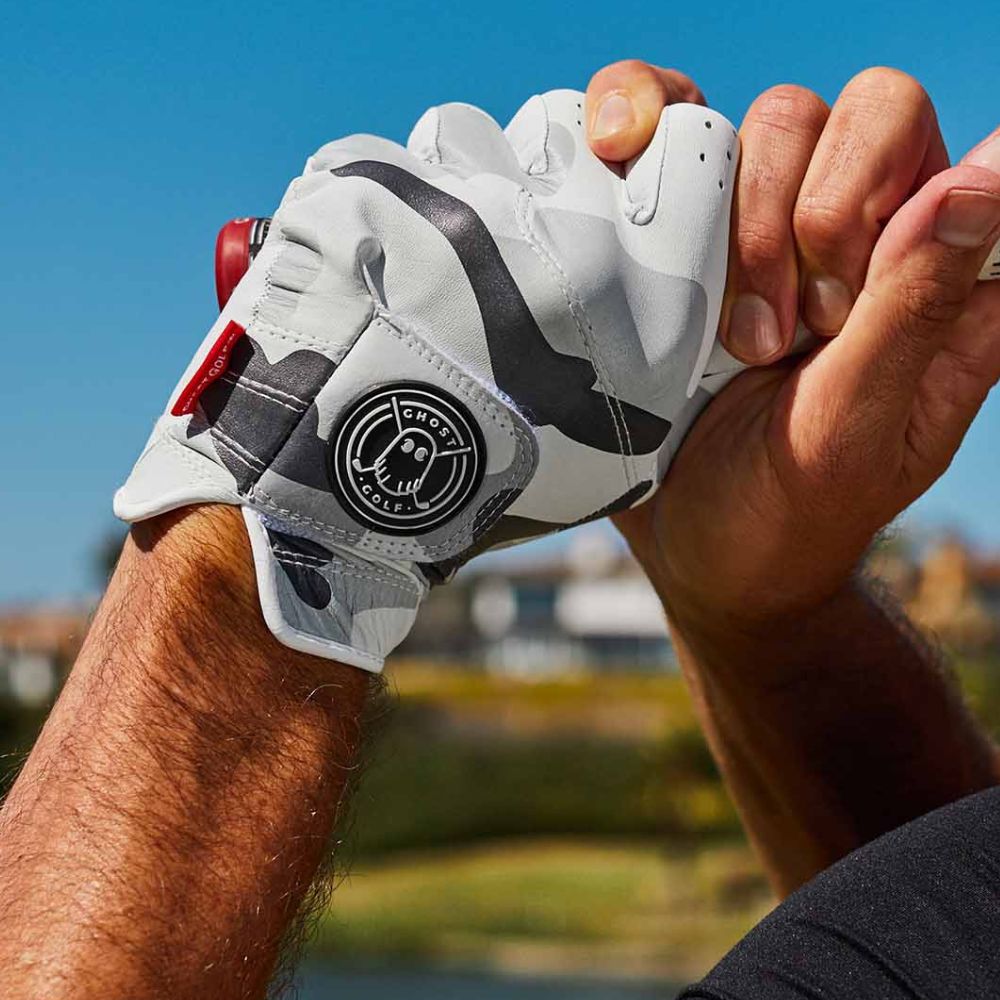 Ghost Golf Glove - Premium Snow Camo Design for Enhanced Grip & Performance | Perfect for Winter Golfing & Cold Weather Play