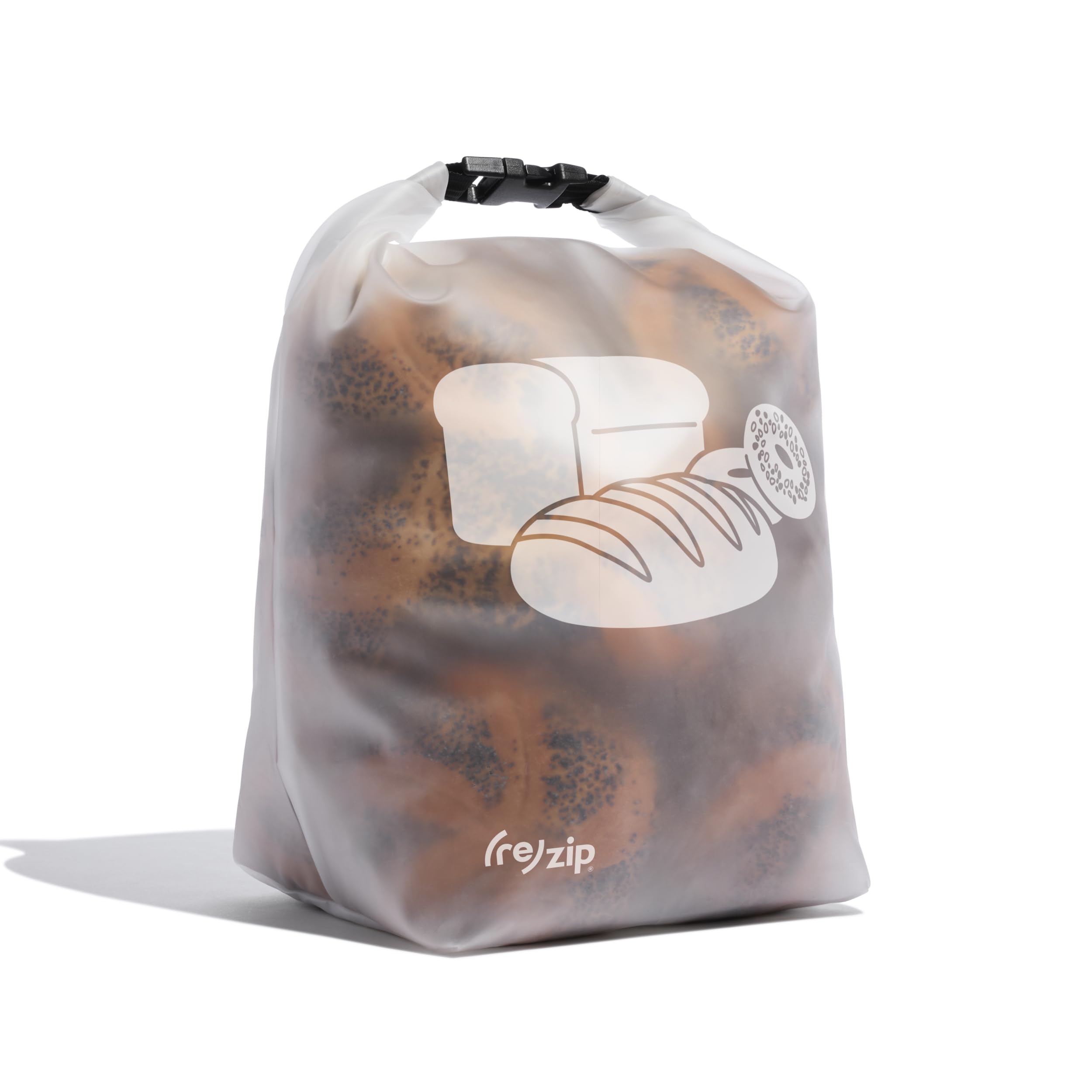 Reusable BPA-Free Food Grade Storage Bags for Bread, Bagel & Pantry Items | Machine Washable Roll Top Design | Keep Baked Goods Fresh Longer | Perfect for Home, Picnics & Meal Prep