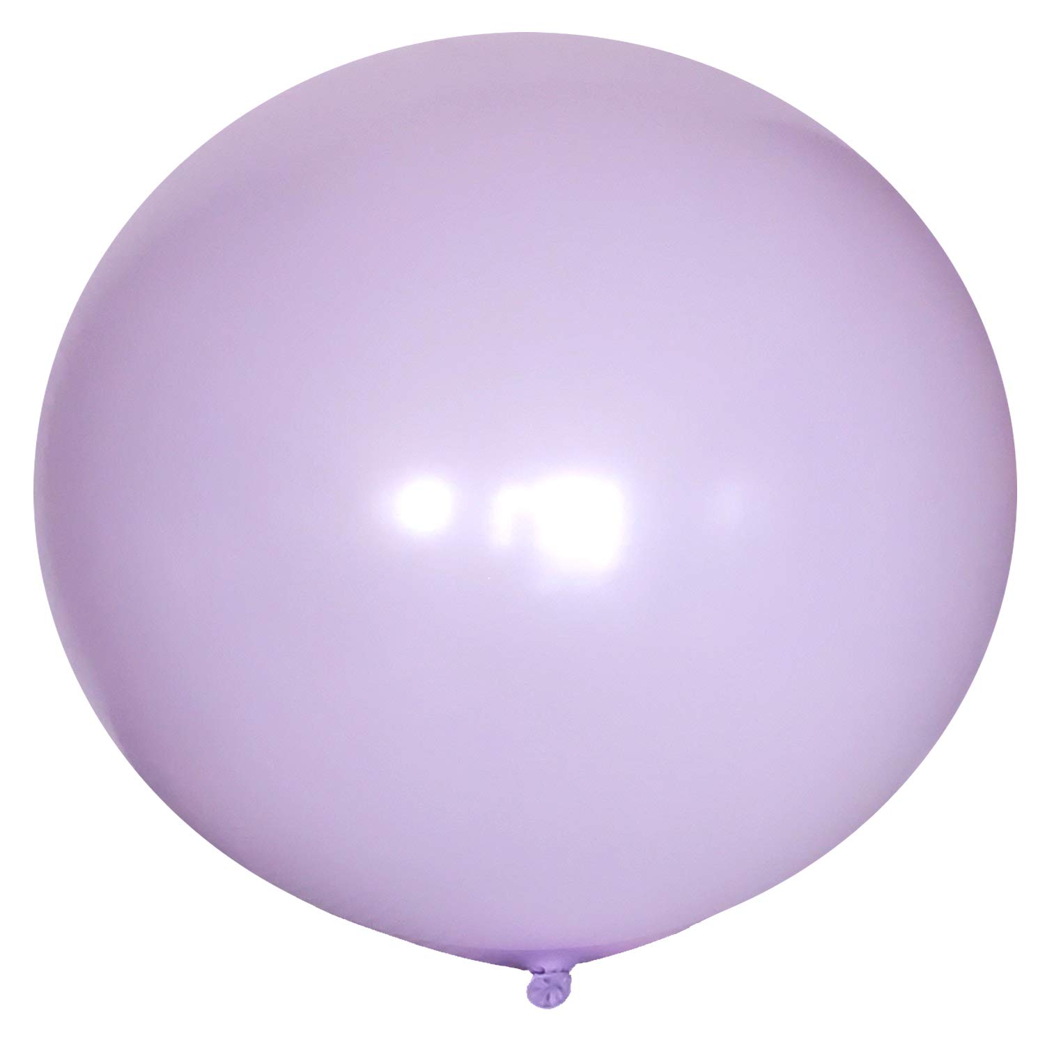 36 Inch 5-Pack Jumbo Pastel Purple Latex Balloons for Baby Showers, Gender Reveals, Birthdays & Weddings - Thickened Party Decorations for Christmas, Anniversaries & Special Events (Macaron Style)