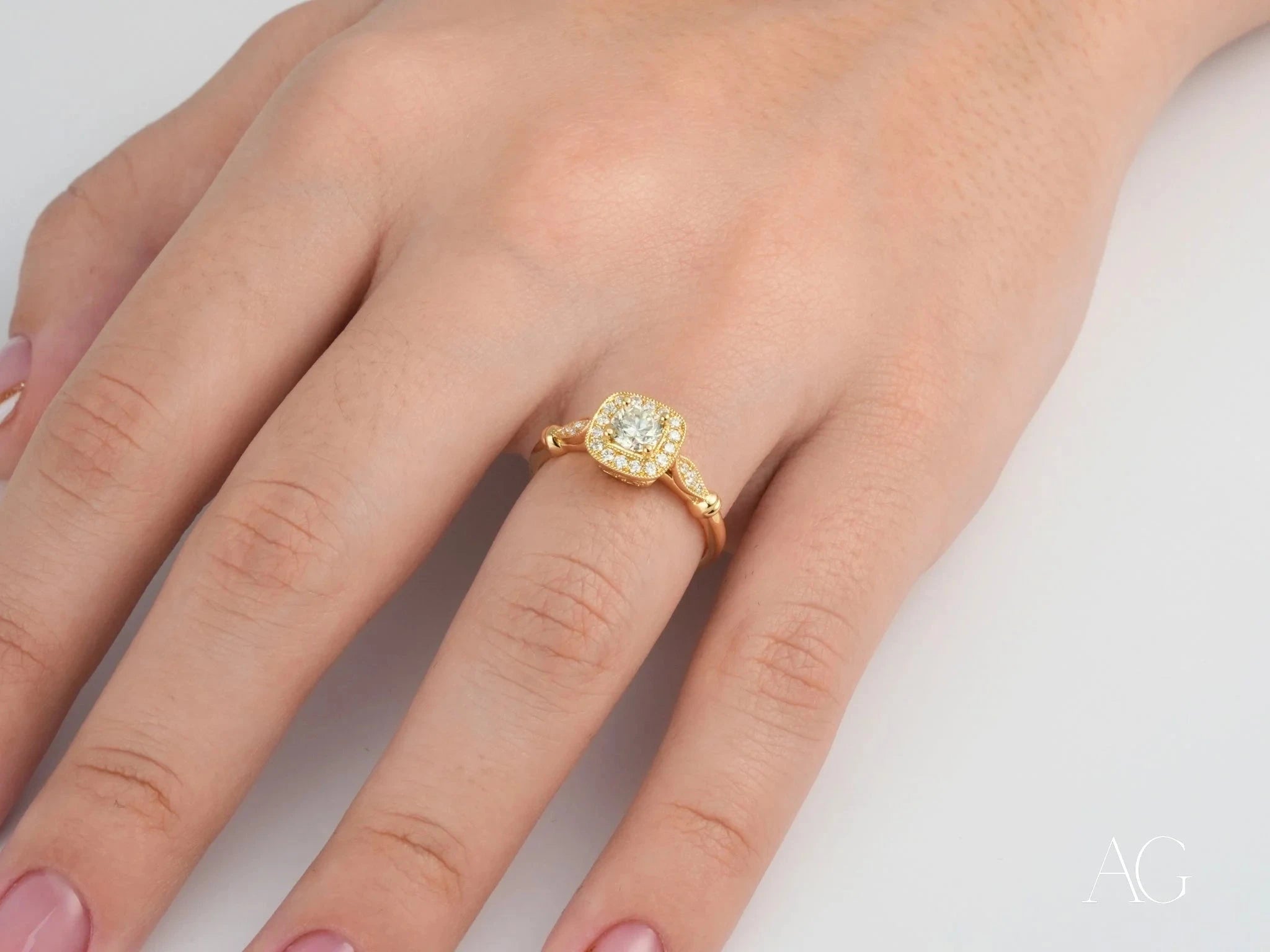 Eternal Embrace Engagement Ring - Elegant Diamond Wedding Band for Women - Perfect for Proposals, Anniversaries & Romantic Occasions