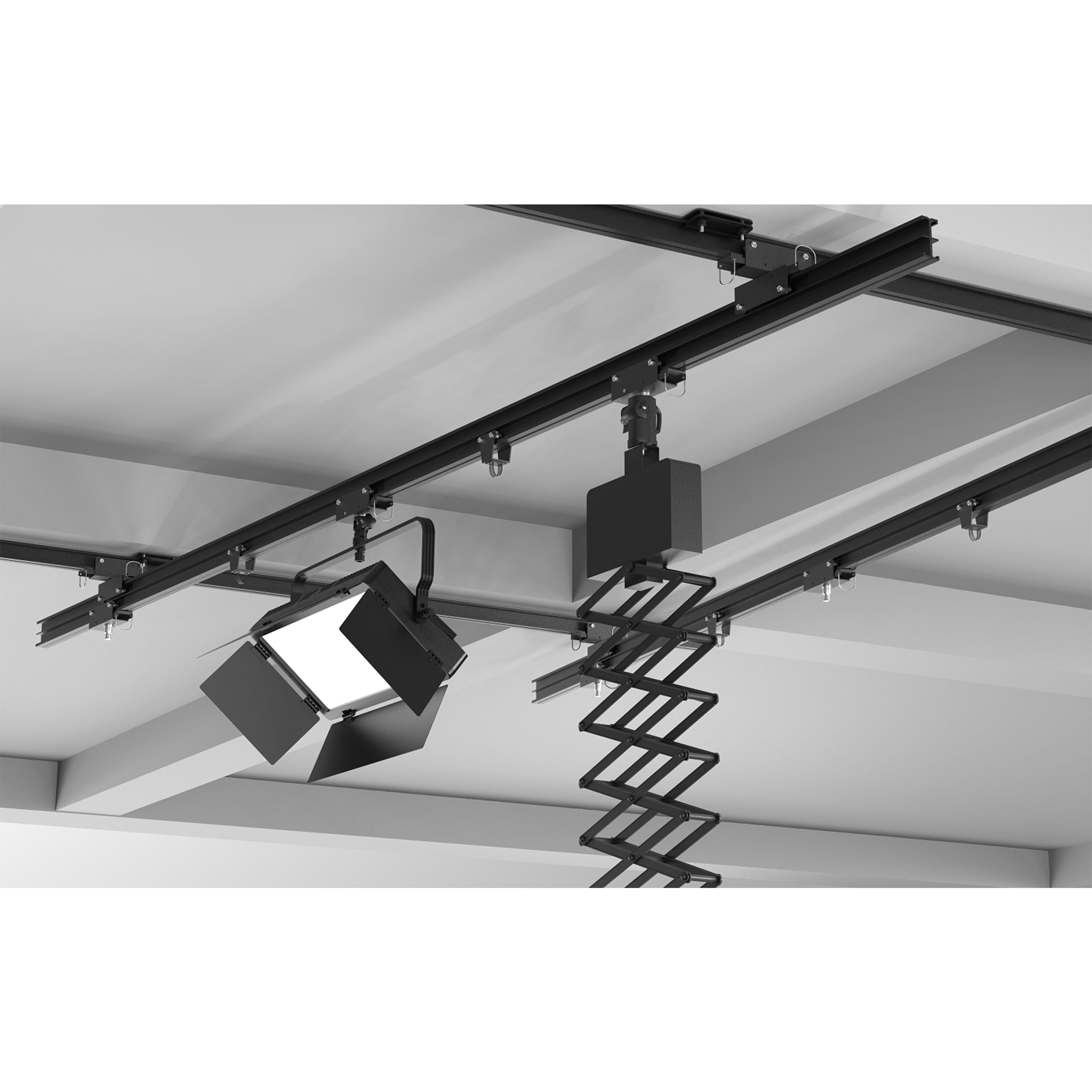 SWIT GA CR3009 3x3m Professional Studio Lighting Rail System for Photography & Video - Ceiling Mount Light Grid for Film Sets, YouTube Studios & Commercial Photography