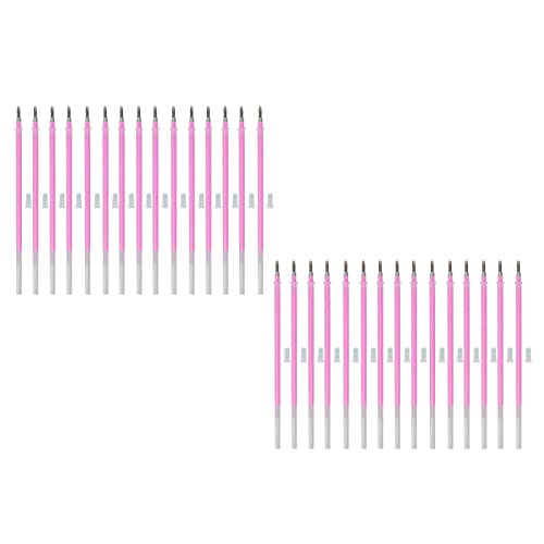 30pcs 1mm Tip Tattoo Skin Marker Refills - Water Washable, Safe & Precise Tattoo Marking Pen Accessories for Lip Tattoo, Eyebrow & Body Art | Ideal for Home Tattoo Practice & Professional Use (Pink)