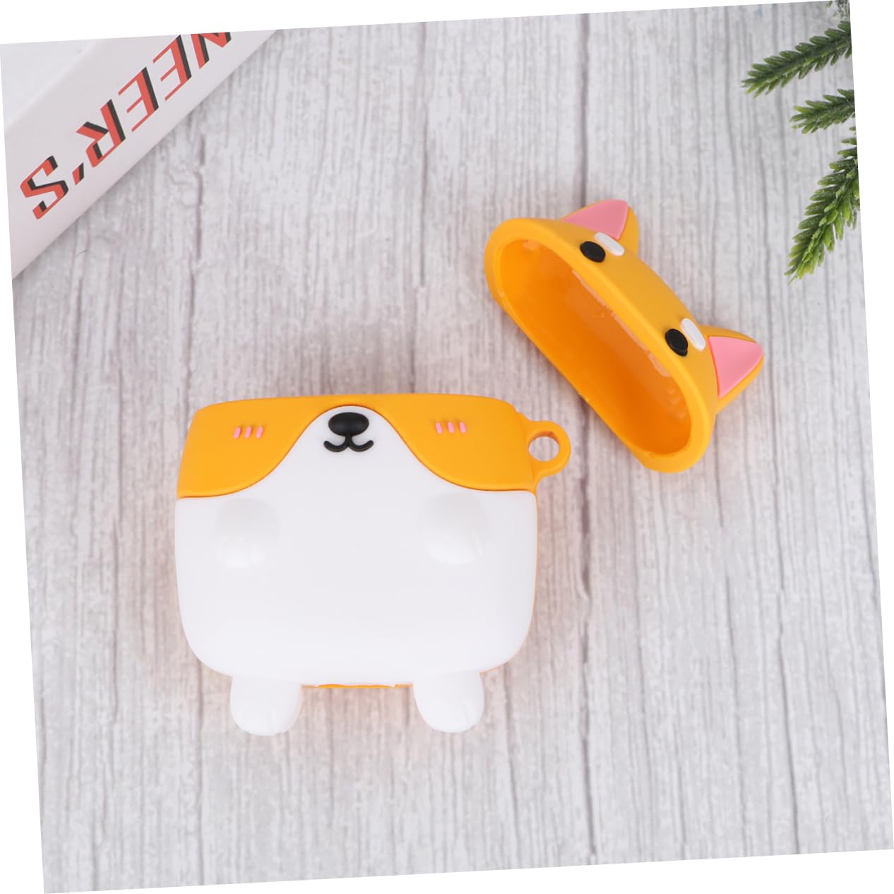 OSALADI 3-Piece Cute Puppy Cartoon Headphone Case Cover - Protective Shell for Earbuds & Headsets - Perfect for Travel, Hiking, and Outdoor Activities
