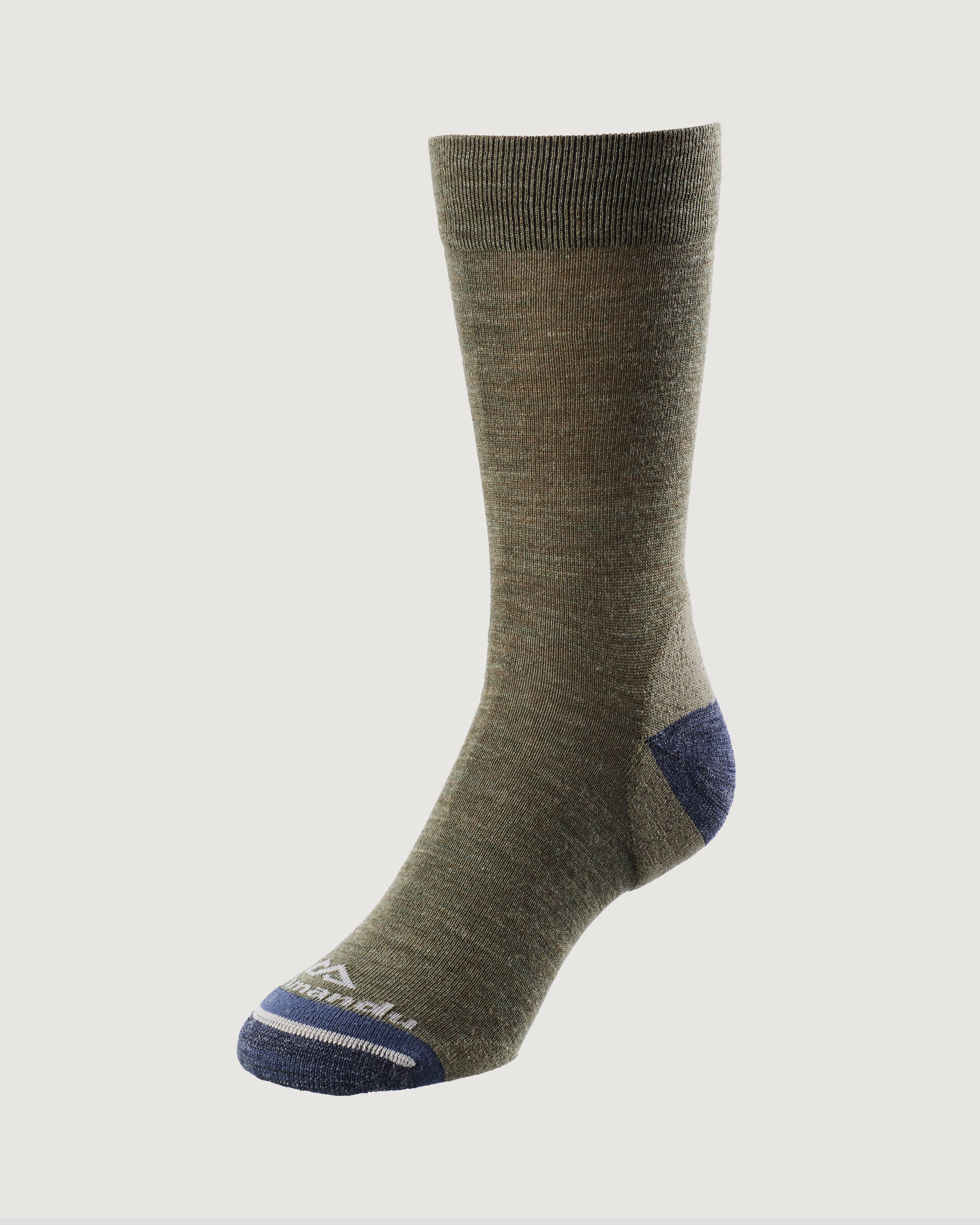 MerinoLINK Travel Light Socks - Sage Green | Ultra Soft Wool Hiking & Walking Socks for Men & Women | Perfect for Outdoor Adventures & Daily Wear
