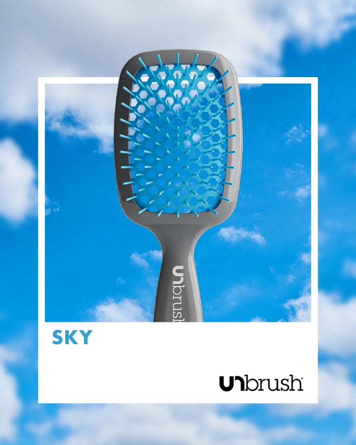 Unbrush Detangling Hair Brush for Wet & Dry Hair - Pain-Free Detangling, Reduces Breakage & Frizz - Perfect for Curly, Straight & Thick Hair - Salon Quality Hairbrush for Smooth & Shiny Hair at Home or On-the-Go