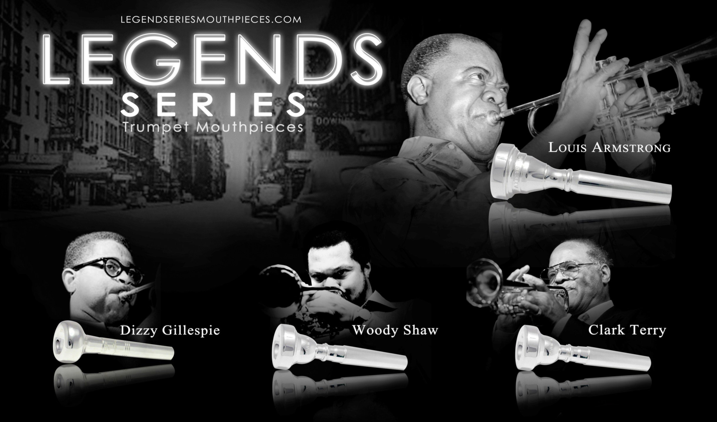 RS Berkeley Legend Series TP Louis Armstrong Trumpet Mouthpiece - Premium Brass Instrument Accessory for Jazz, Blues & Live Performances