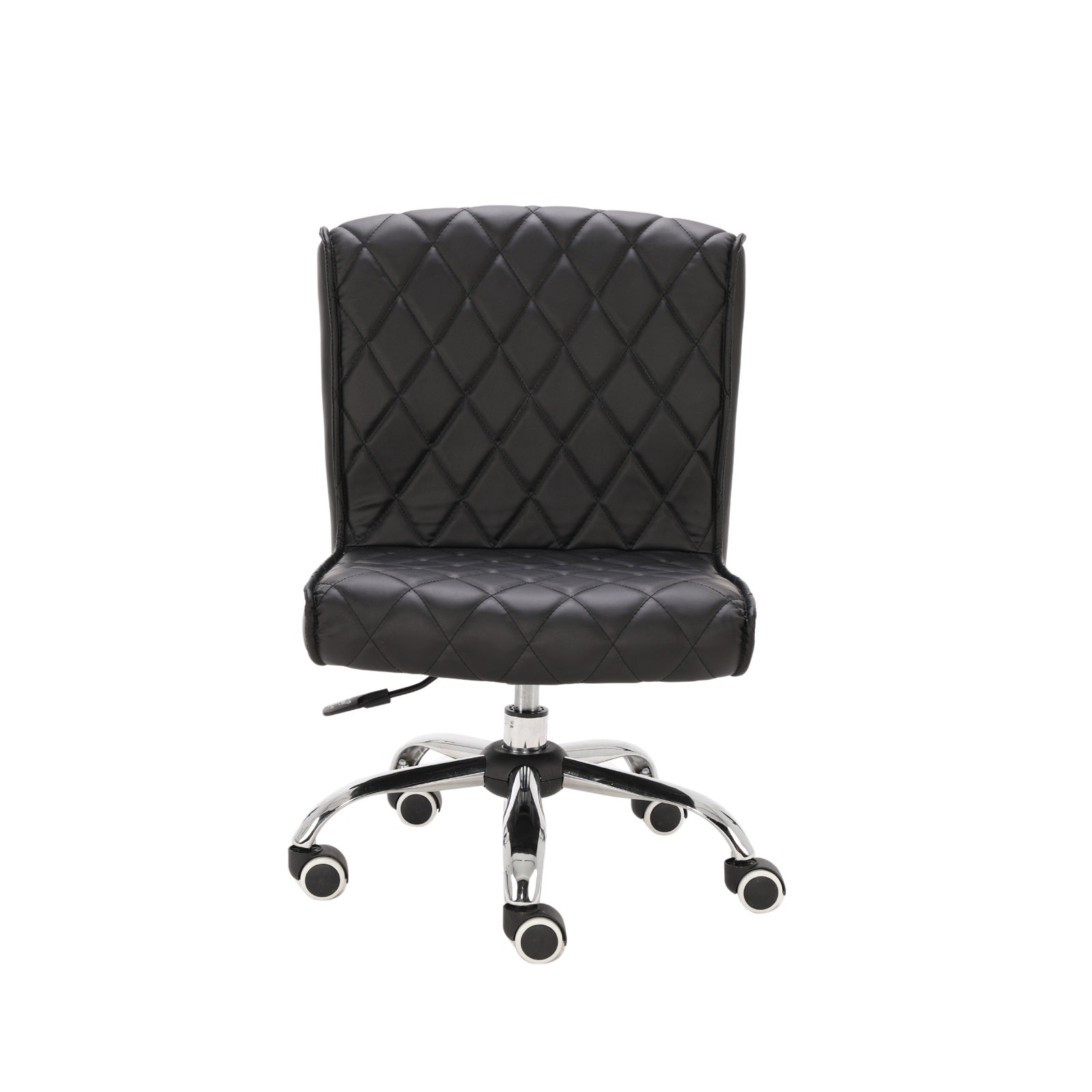 Delia Adjustable Manicure Stool with Backrest - Ergonomic Salon Stool for Nail Technicians & Pedicure - Perfect for Home & Professional Nail Salons