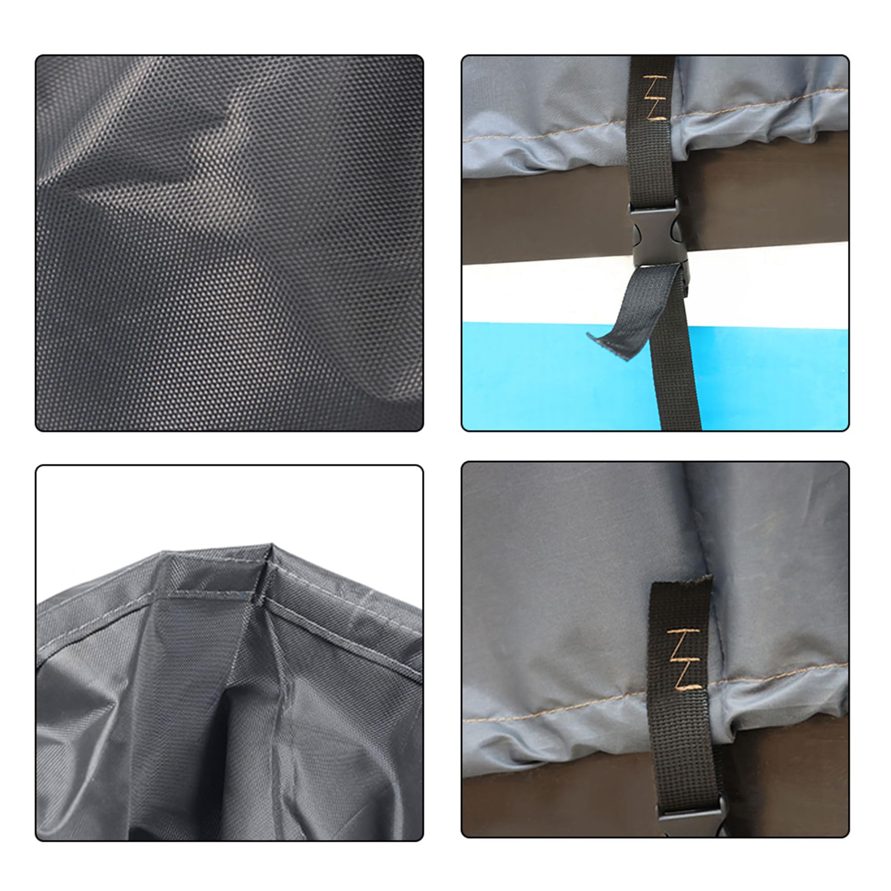 420D Heavy-Duty T-Top Boat Cover for 20'-22' Boats (106