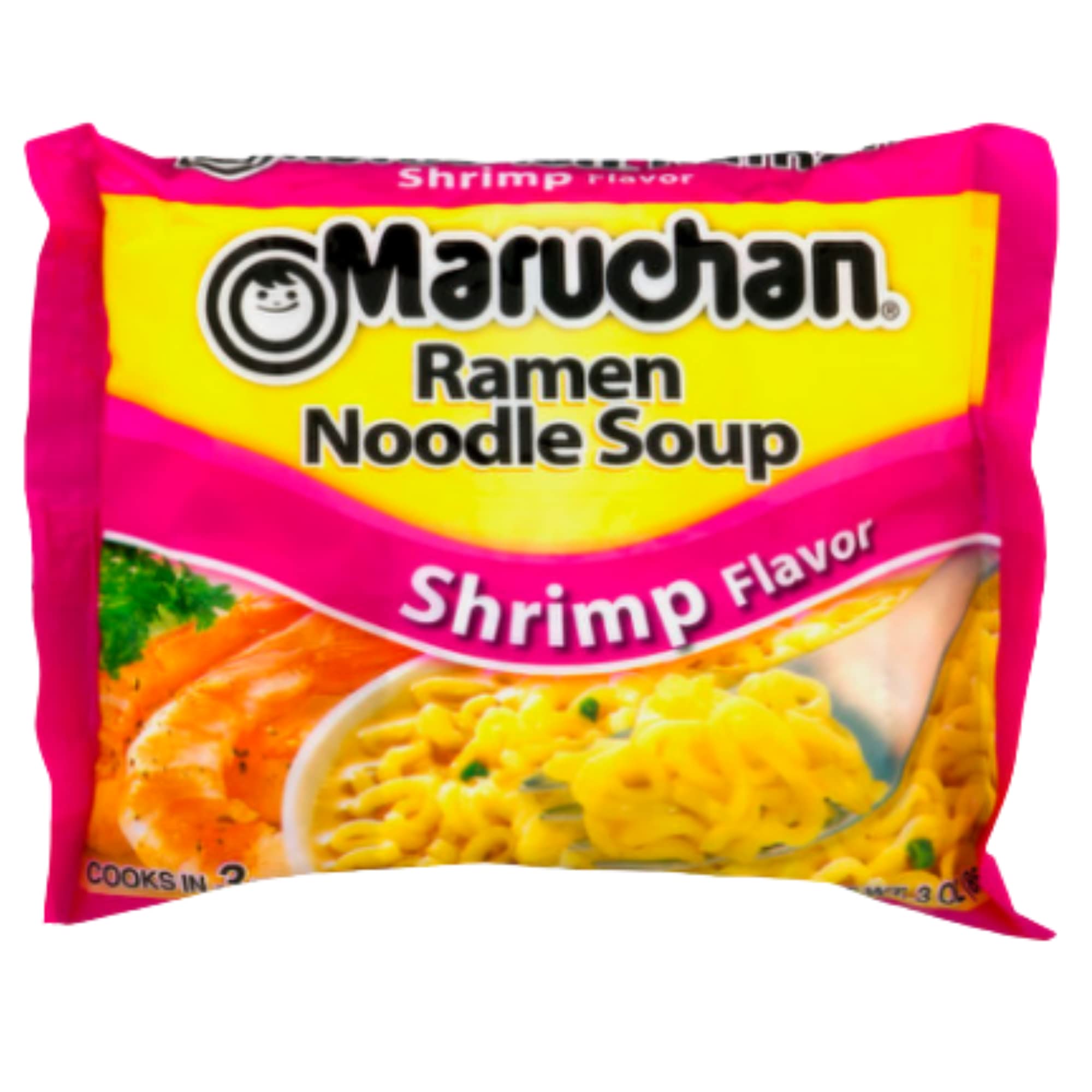 Ja’Cor Instant Ramen Noodles Soup - Shrimp Flavor (3 oz, 12 Pack) | Quick Lunch, Snack & On-the-Go Meal | Includes Free Reusable Chopsticks | Perfect for Office, Dorm & Travel