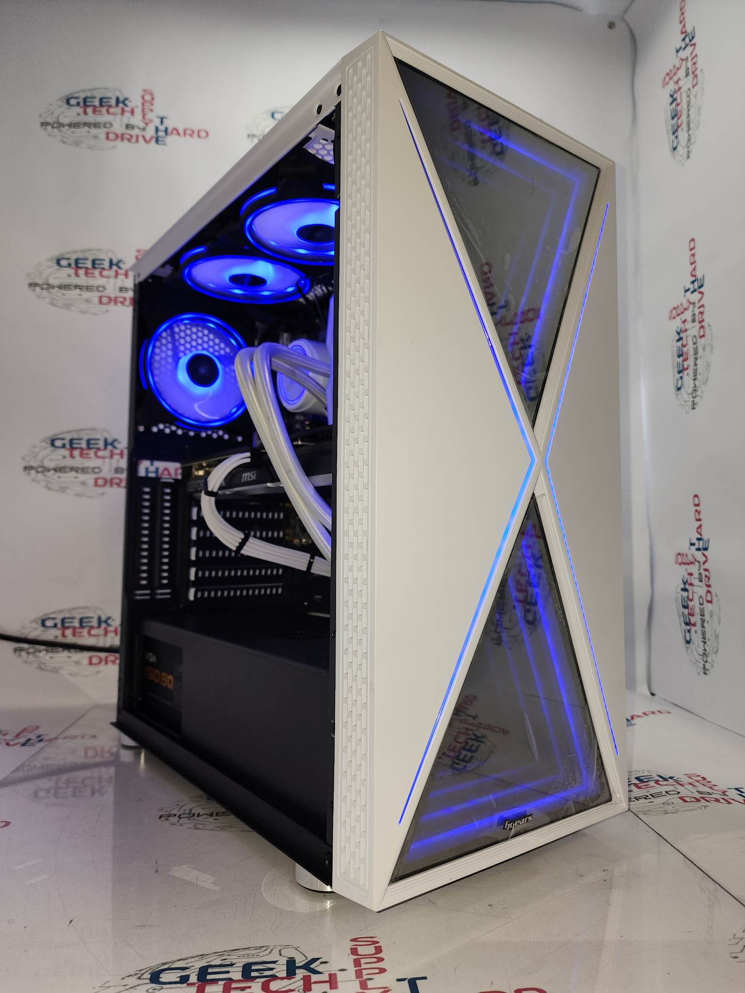 Pinnacle Gaming PC Desktop Computer - Intel Core i7, NVIDIA RTX 4070, 500GB/1TB/2TB SSD, 16GB/32GB RAM, Liquid Cooling, WiFi - Blackwidow H6 for High-Performance Gaming & Streaming