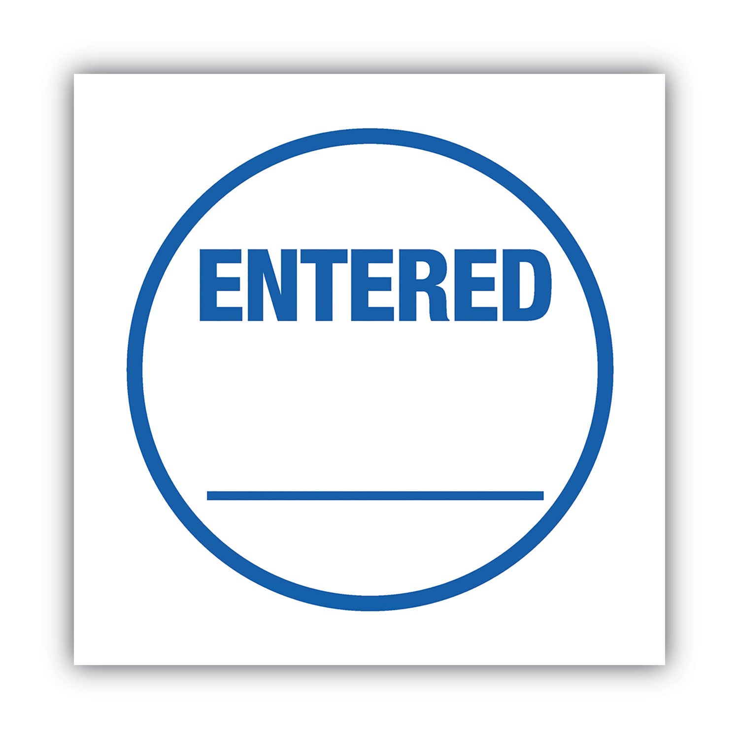 ACCUSTAMP® Pre-Inked Round Stamp - 0.63