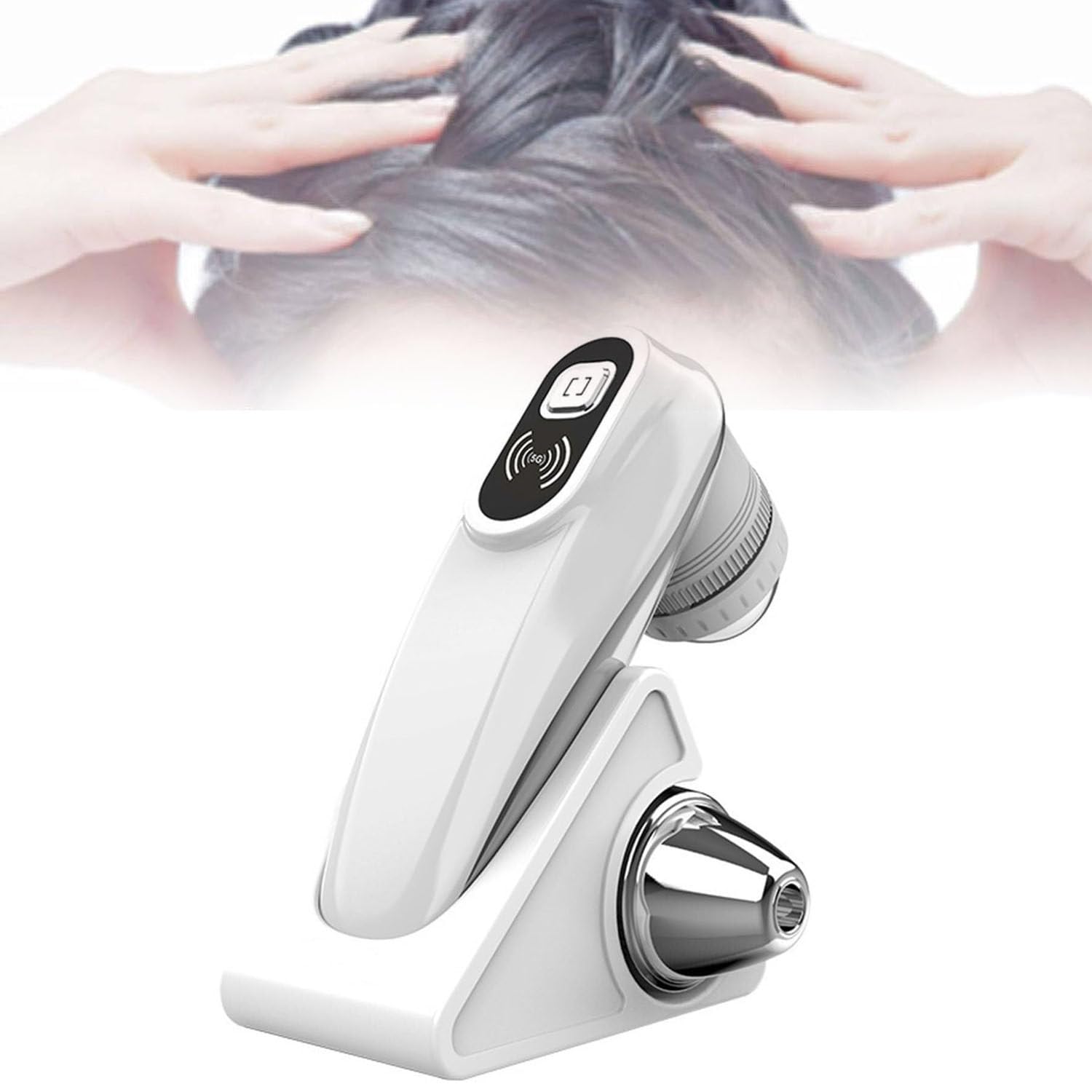 5G WiFi Hair Follicle & Scalp Detector with 50x/200x Magnification - 1000W HD Camera, 2-in-1 Wireless Charging - Professional Skin & Hair Analysis Device for Home Beauty Salon & Hair Care Clinics - Perfect for Scalp Diagnosis, Hair Growth Monitoring & Skin Care Treatments