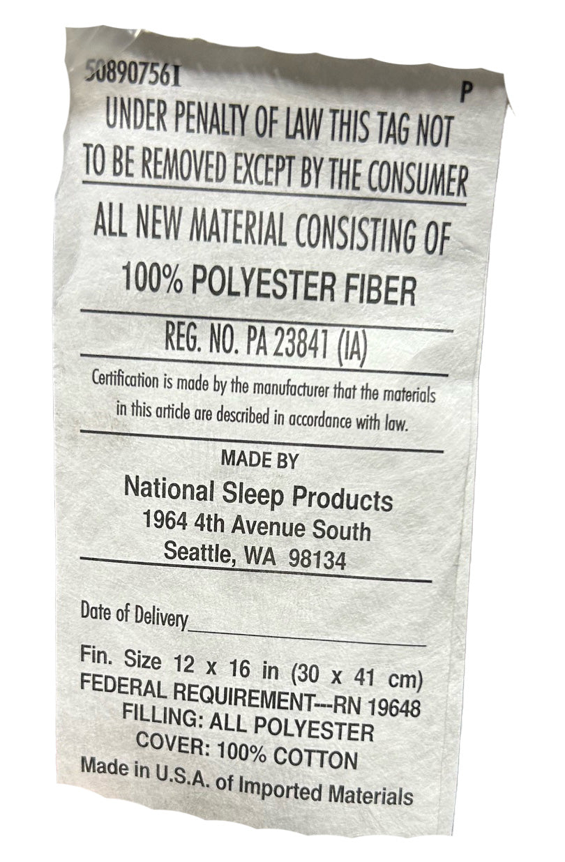 Premium Homespun Pillow Insert - Soft Polyester Filling for Couch, Bed & Sofa Decor - Cozy Home & Living Room Accessories
