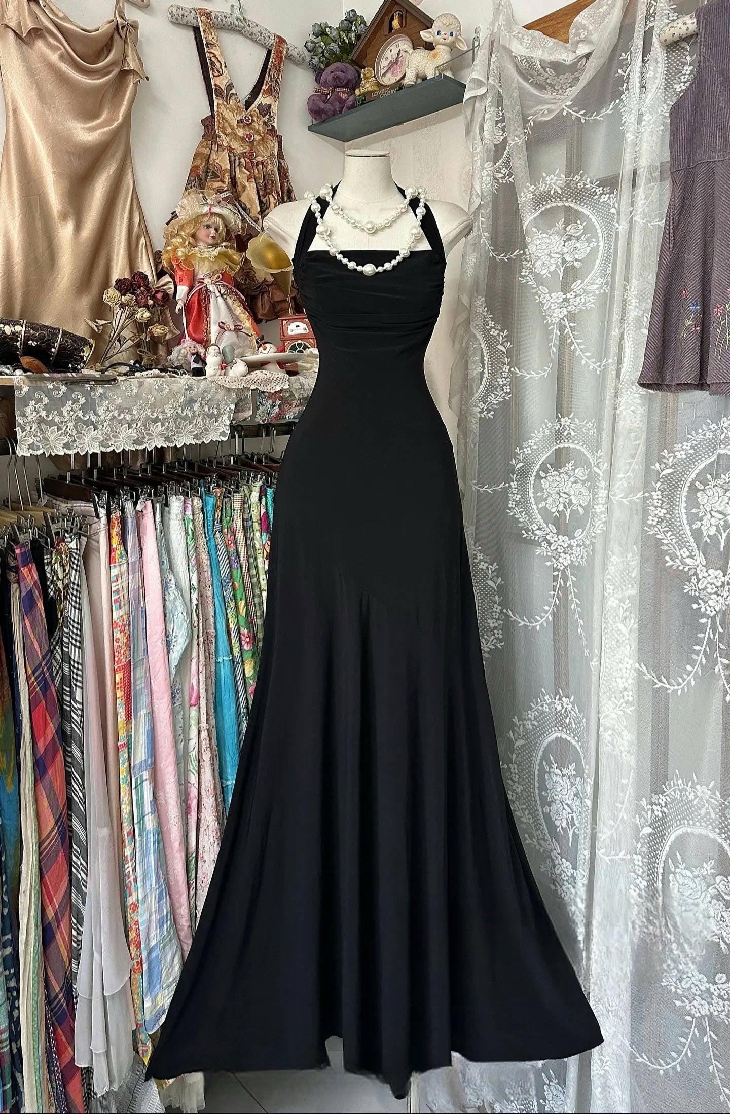 Elegant Black Mermaid Prom Dress - Chiffon Evening Gown for Birthday Party & Formal Events | Style J6686 | Perfect for Homecoming, Prom Night & Special Occasions