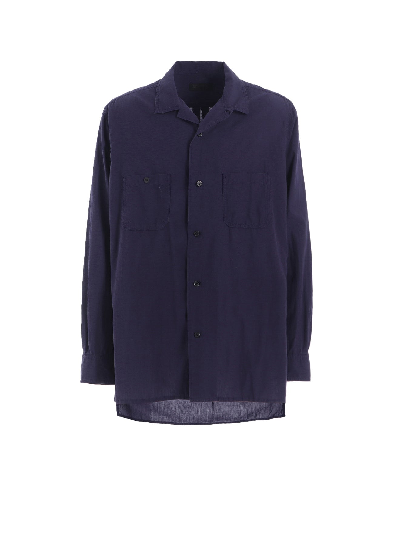 Premium Loose Fit Chambray Broadcloth Shirt for Men - Comfortable Open Collar Casual Shirt for Work, Travel & Everyday Wear