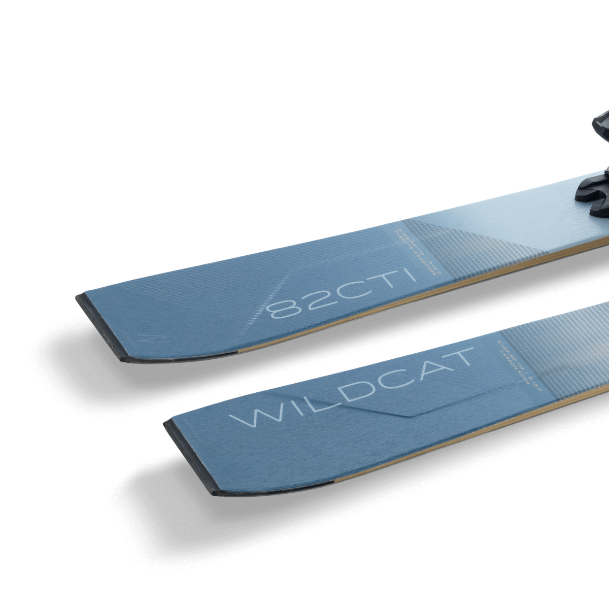 Elan WILDCAT 82 CTI PS Skis with ELX 11.0 DB383418 Bindings 2025 - Perfect for All-Mountain Skiing and Freeride Adventures
