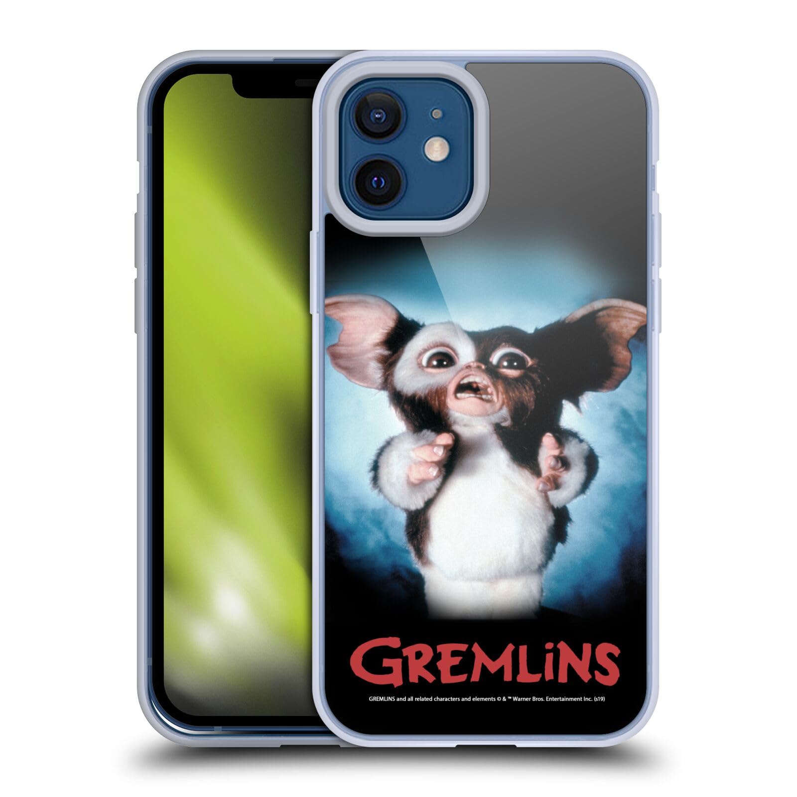 Officially Licensed Gremlins Gizmo Photography Soft Gel Case for Apple iPhone 12 & iPhone 12 Pro - Cute Movie Character Phone Cover for Fans, Photography Enthusiasts - Perfect for Daily Use, Travel & Collectors