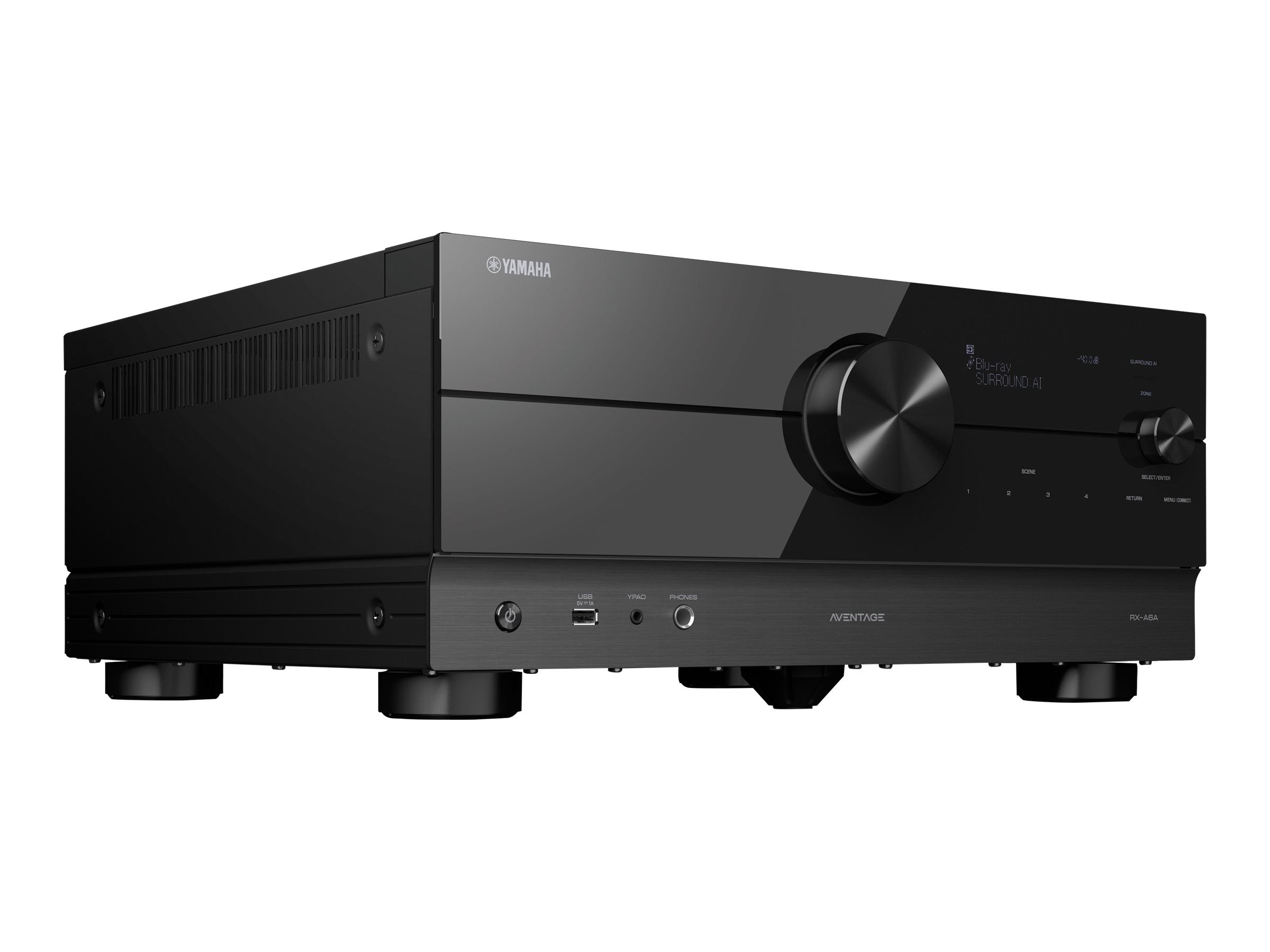Yamaha RX-A6A 8K AV Receiver - 7.2 Channel Home Theater System with Dolby Atmos, Wi-Fi, Bluetooth, and Alexa Voice Control - Perfect for Movie Nights and Gaming