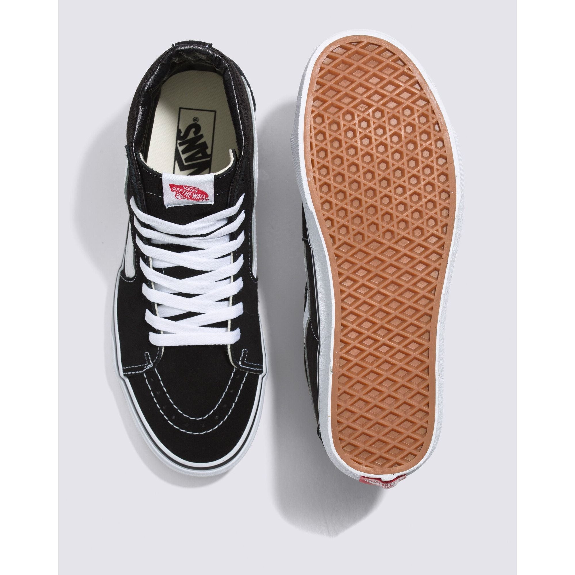 Vans Sk8-Hi Classic Black & White Skate Shoes - High-Top Sneakers for Men & Women - Perfect for Skateboarding, Streetwear & Casual Fashion