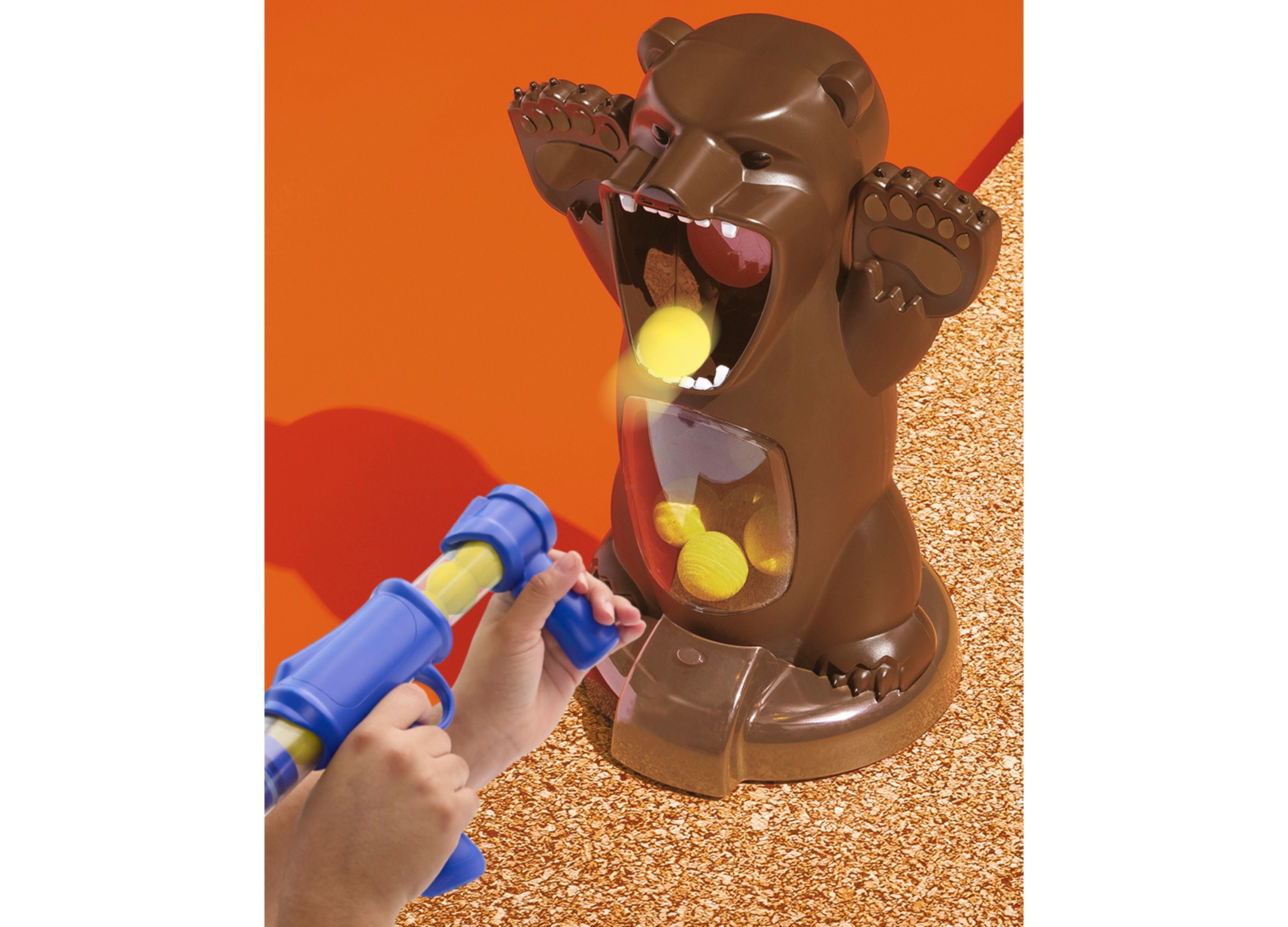 Bear Blaster Mania - Fun Interactive Target Game for Kids & Family Outdoor Play | Feed The Bear Toy for Backyard, Birthday Parties & Camping Activities