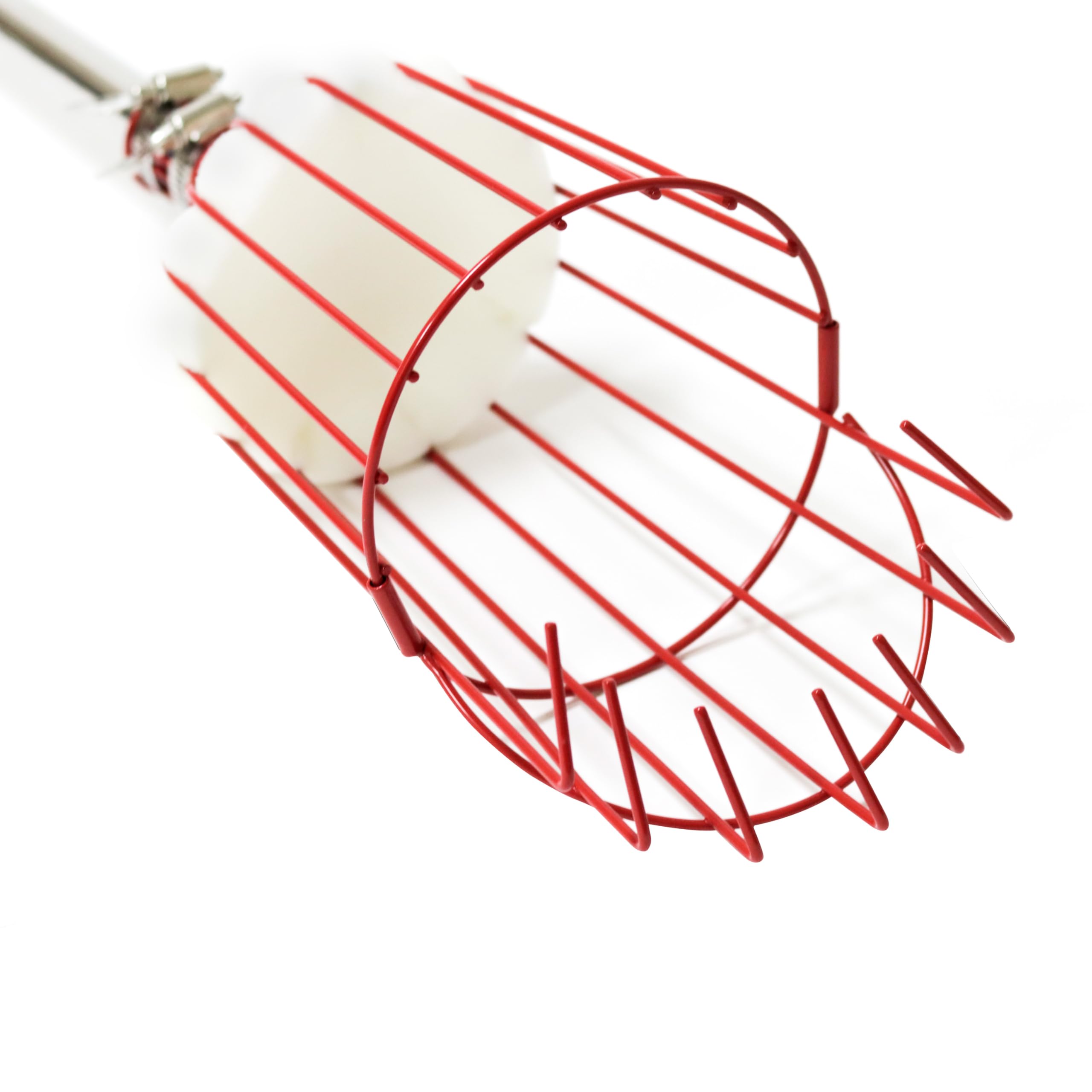 Trademark Innovations Fruit Picker Tool - Extendable Stainless Steel Fruit Harvester with Basket for Apples, Pears & Citrus - Perfect for Home Garden, Orchard & Farm Use