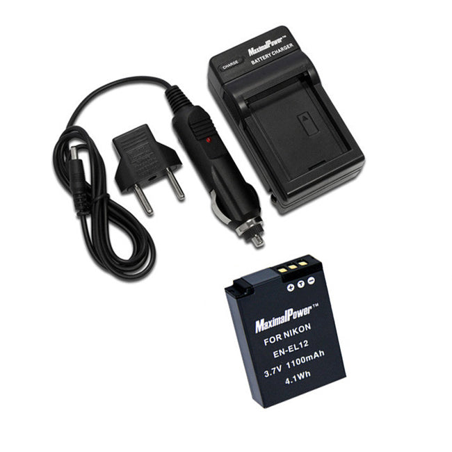 Original Nikon EN-EL12 Replacement Battery - Compatible with Nikon Cameras | Long-Lasting Power for Photography & Video | Perfect for Travel, Events & Professional Shoots