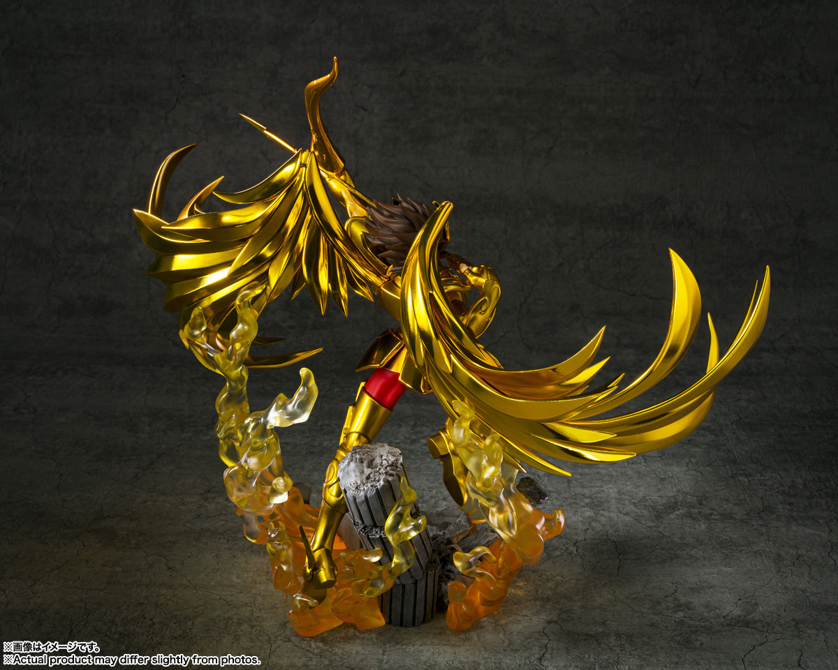 Figuarts Zero Touche Metallique Saint Seiya Sagittarius Seiya Statue - Anime Collectible Figure for Display & Gifting | Perfect for Home Decor, Office Display, and Anime Fans Collection