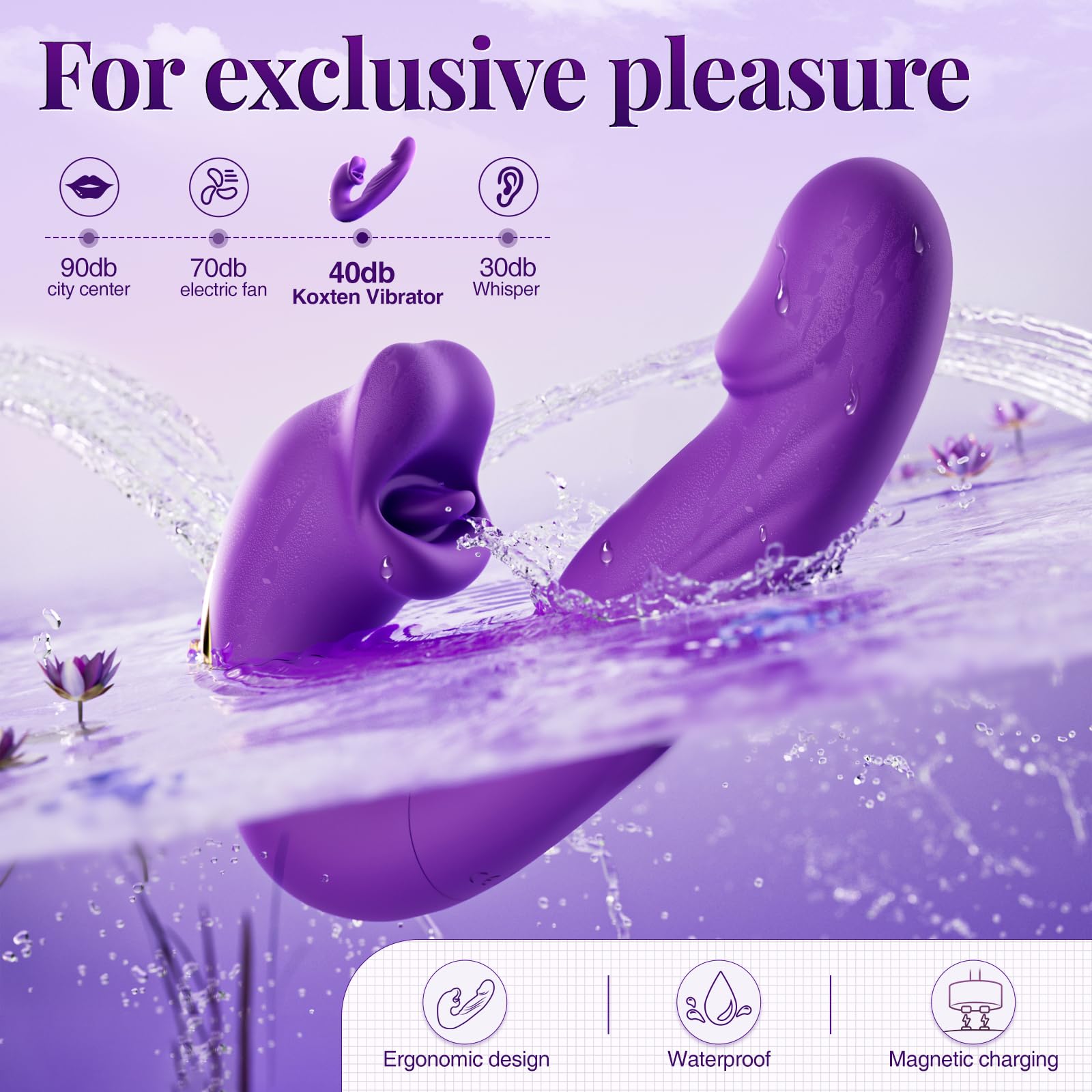 G Spot Vibrator Dildo - 7 Powerful Thrusting & Vibrating Modes with Licking Tongue for Women, Clitoral & Anal Stimulation - Adult Sex Toy for Couples Play & Solo Pleasure