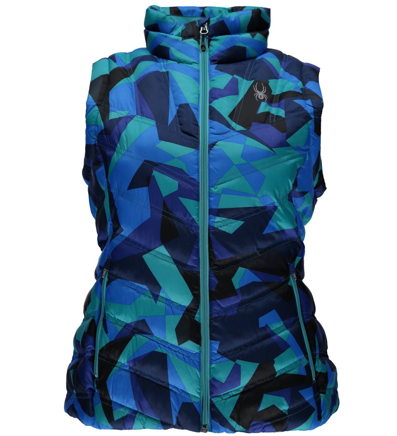 Spyder Women's Geared Synthetic Down Vest - Lightweight Insulated Puffer Vest for Skiing, Hiking & Outdoor Activities