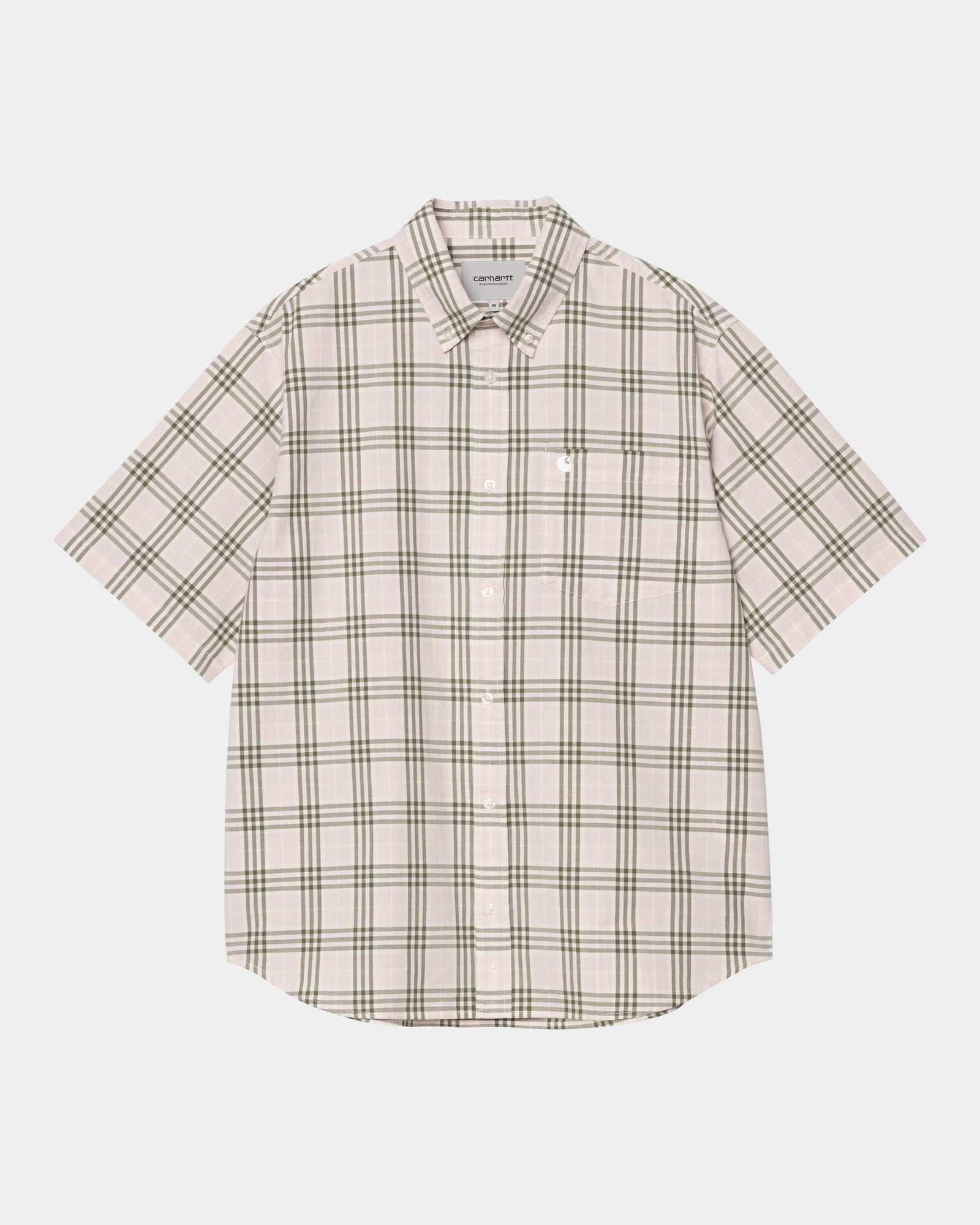 Niven Check Shirt for Men - Stylish Casual Plaid Button Down Shirt in Air Pink/Wax | Perfect for Office, Date Night & Weekend Outfits