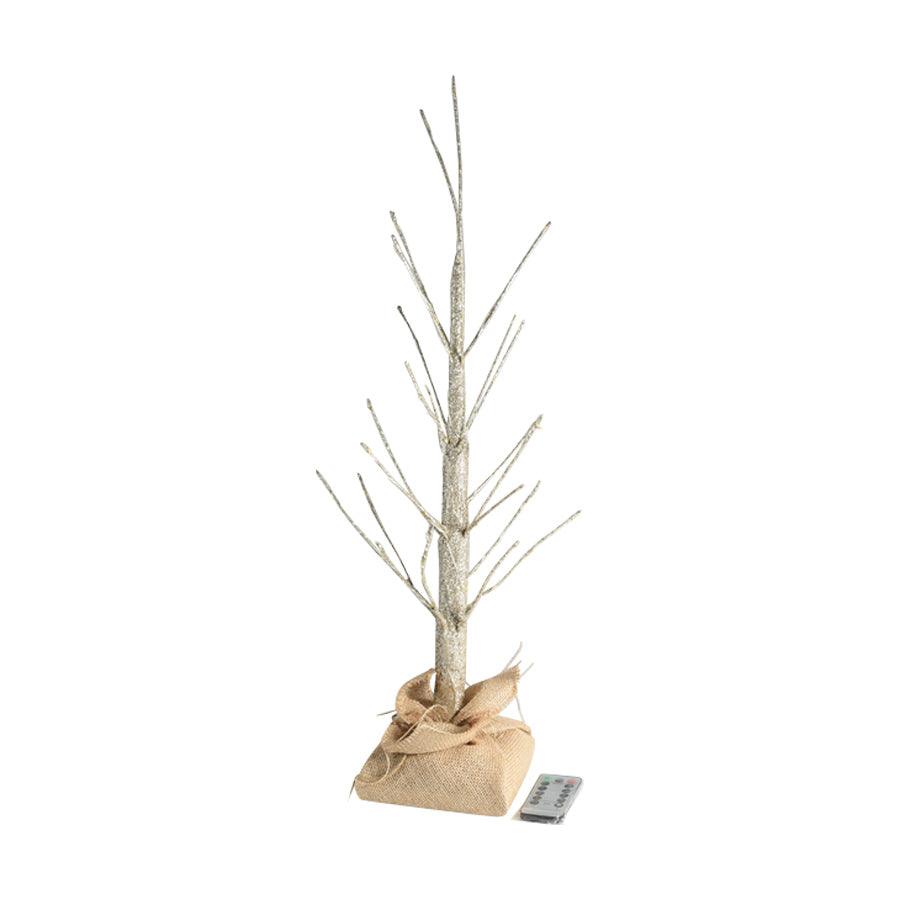 SPICEOFLIFE 60cm Gold LED Christmas Tree Branch - 500g for Holiday Decor, Home & Office Festive Lighting