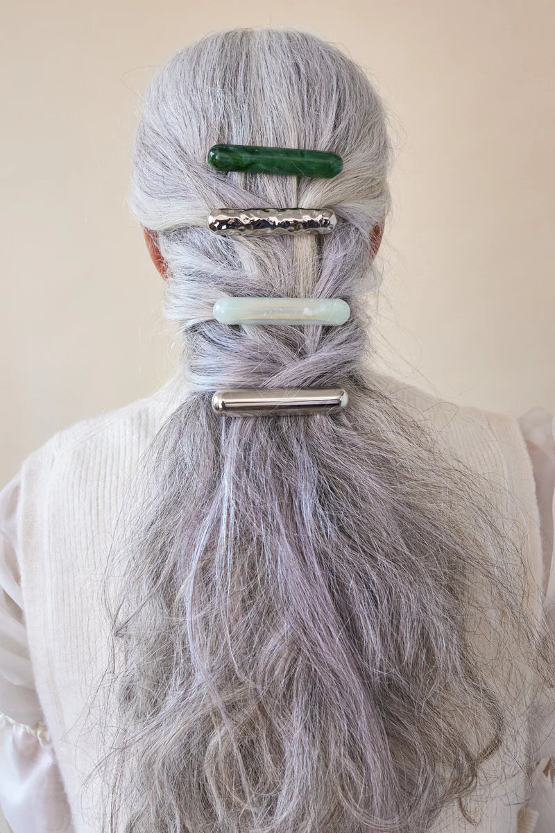 Lelet Marble Hair Clip - Elegant Barrette for Women & Girls - Perfect for Weddings, Parties & Everyday Hairstyles