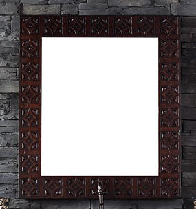 Balmoral 37-Inch Wall Mirror with Beveled Edge - Full-Length Dressing Mirror for Bedroom, Living Room & Entryway Decor