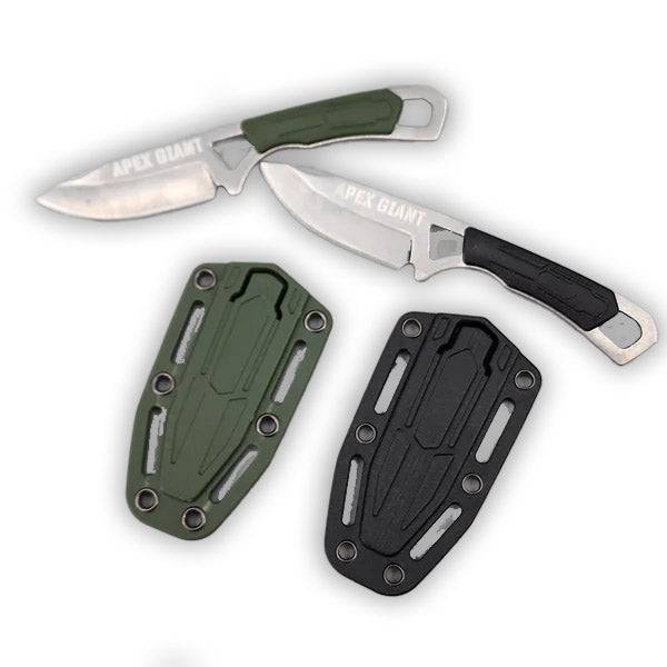 Best Neck Knife - Small Fixed Blade Knife with Kydex Sheath for Outdoor Survival, Hunting & EDC | Compact Tactical Knife for Camping, Hiking & Self Defense