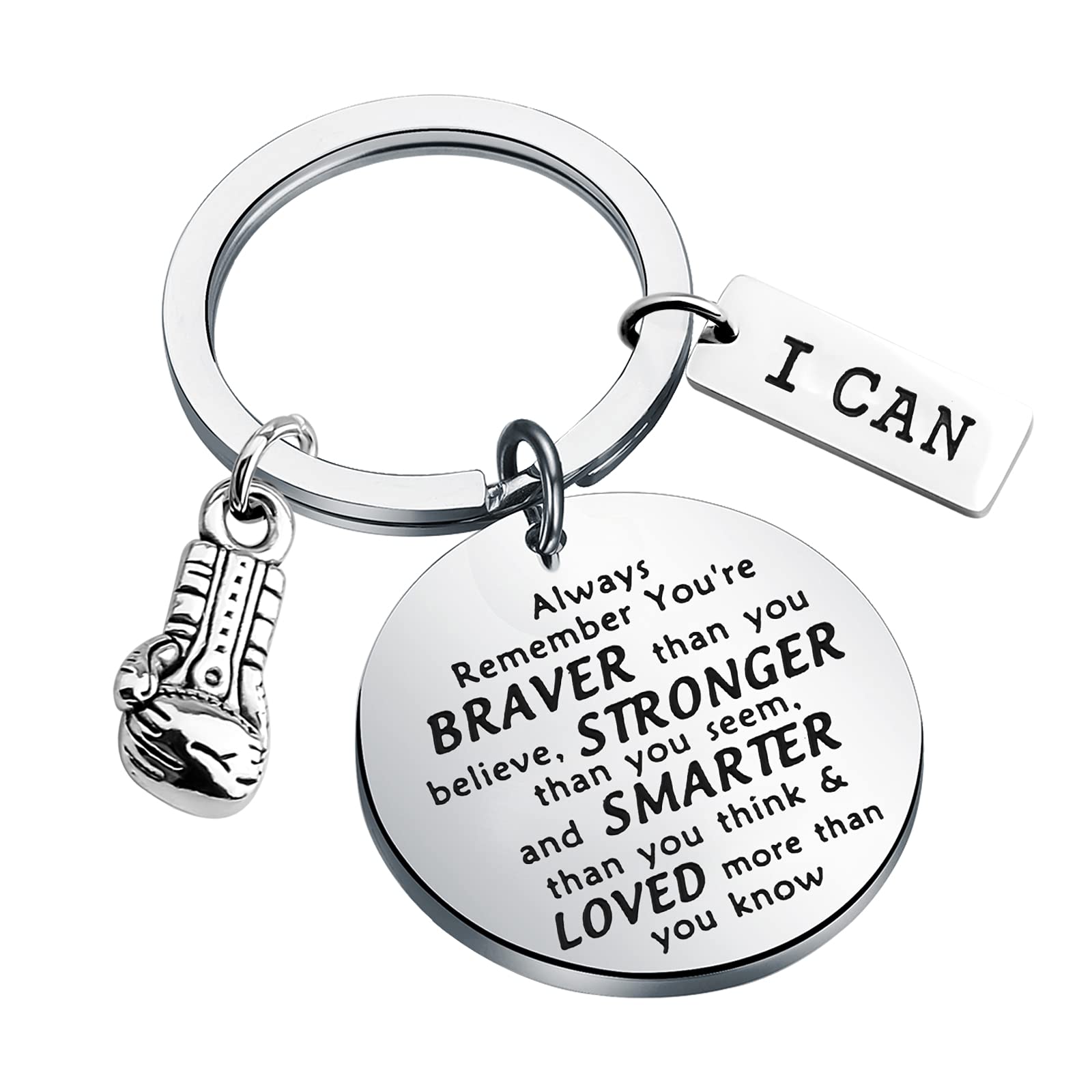BNQL Boxing Keychain - Unique Boxing Glove Charm for Boxing Lovers | Perfect Boxing Gifts for Coaches, Fighters & Fans | Great for Gym Bags, Keyrings & Sports Accessories