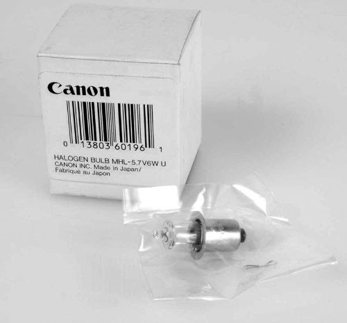 Canon MHL 5.7V 6W Halogen Replacement Bulb for Canon VL-7 Video Light - Perfect for Photography, Videography & Studio Lighting